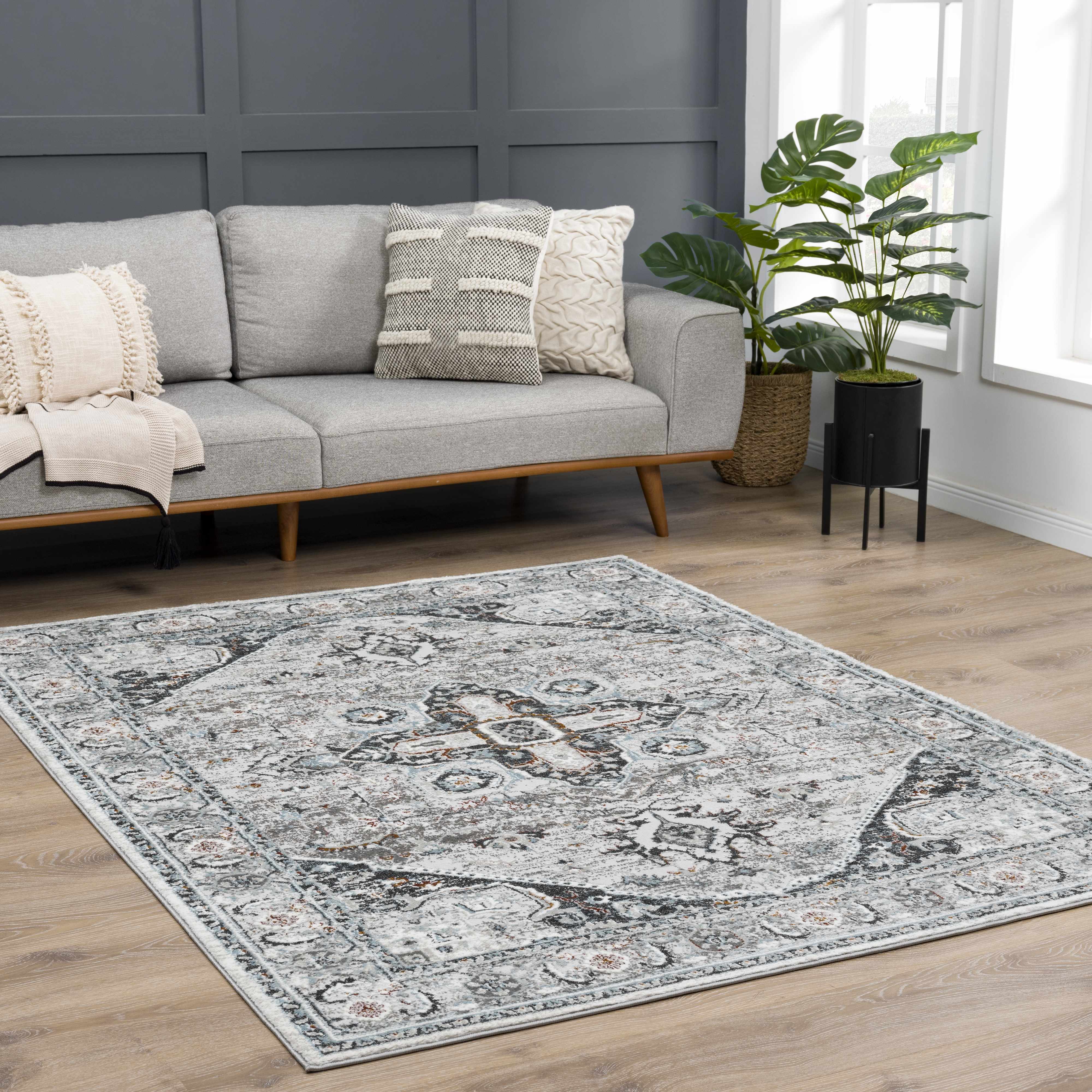 Liverpool Gray & Blue Area Rug - Clearance - Image 13