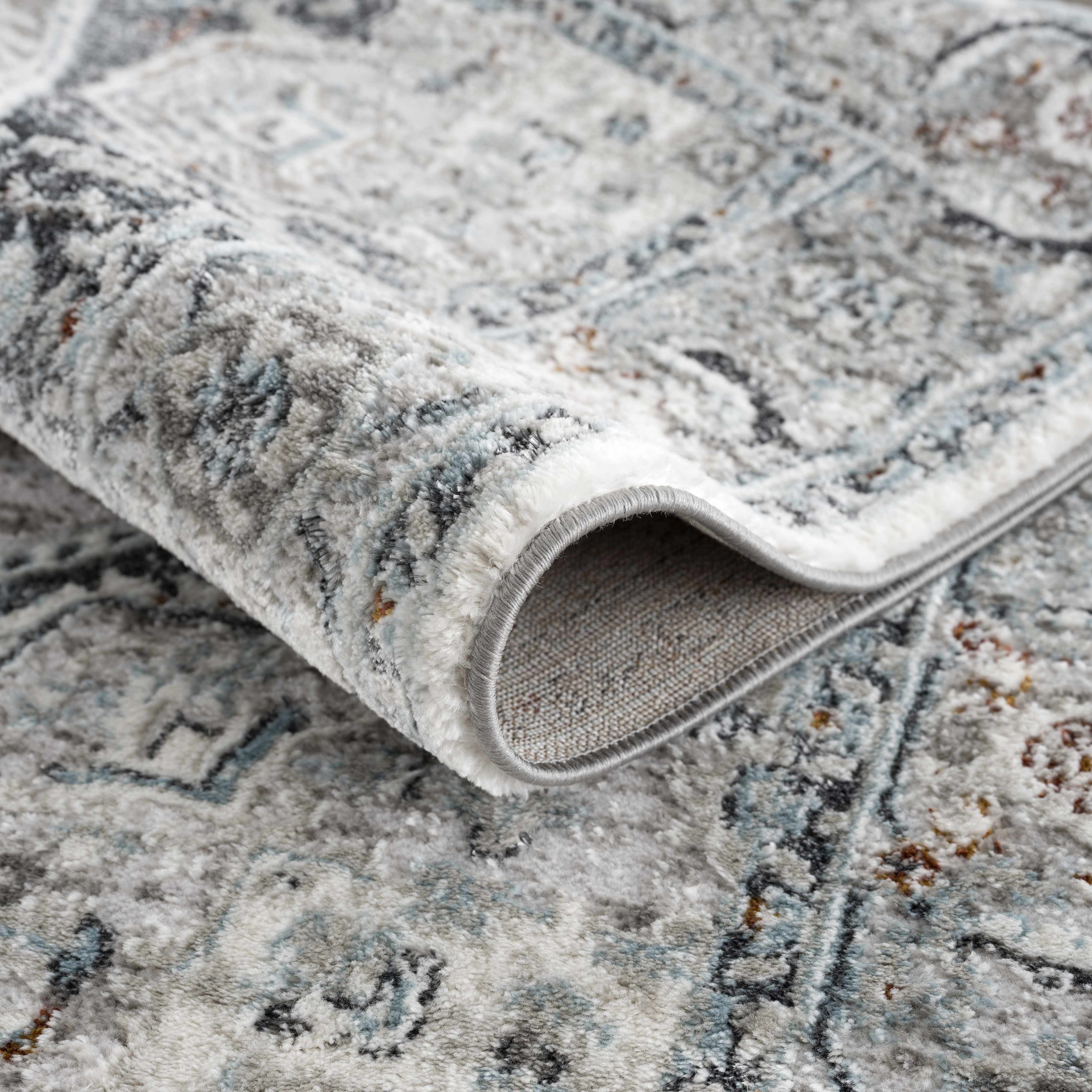 Liverpool Gray & Blue Area Rug - Clearance - Image 5