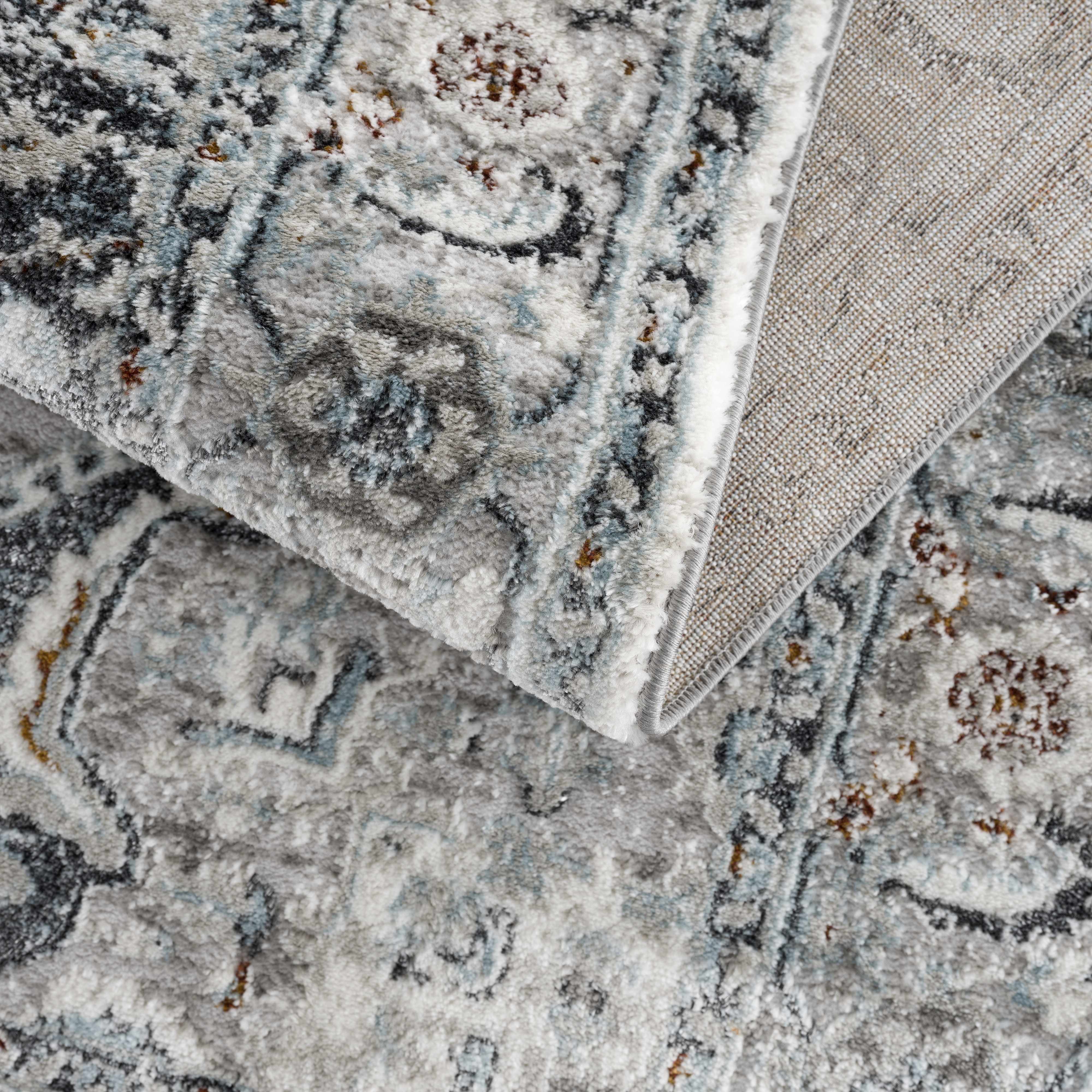 Liverpool Gray & Blue Area Rug - Clearance - Image 6