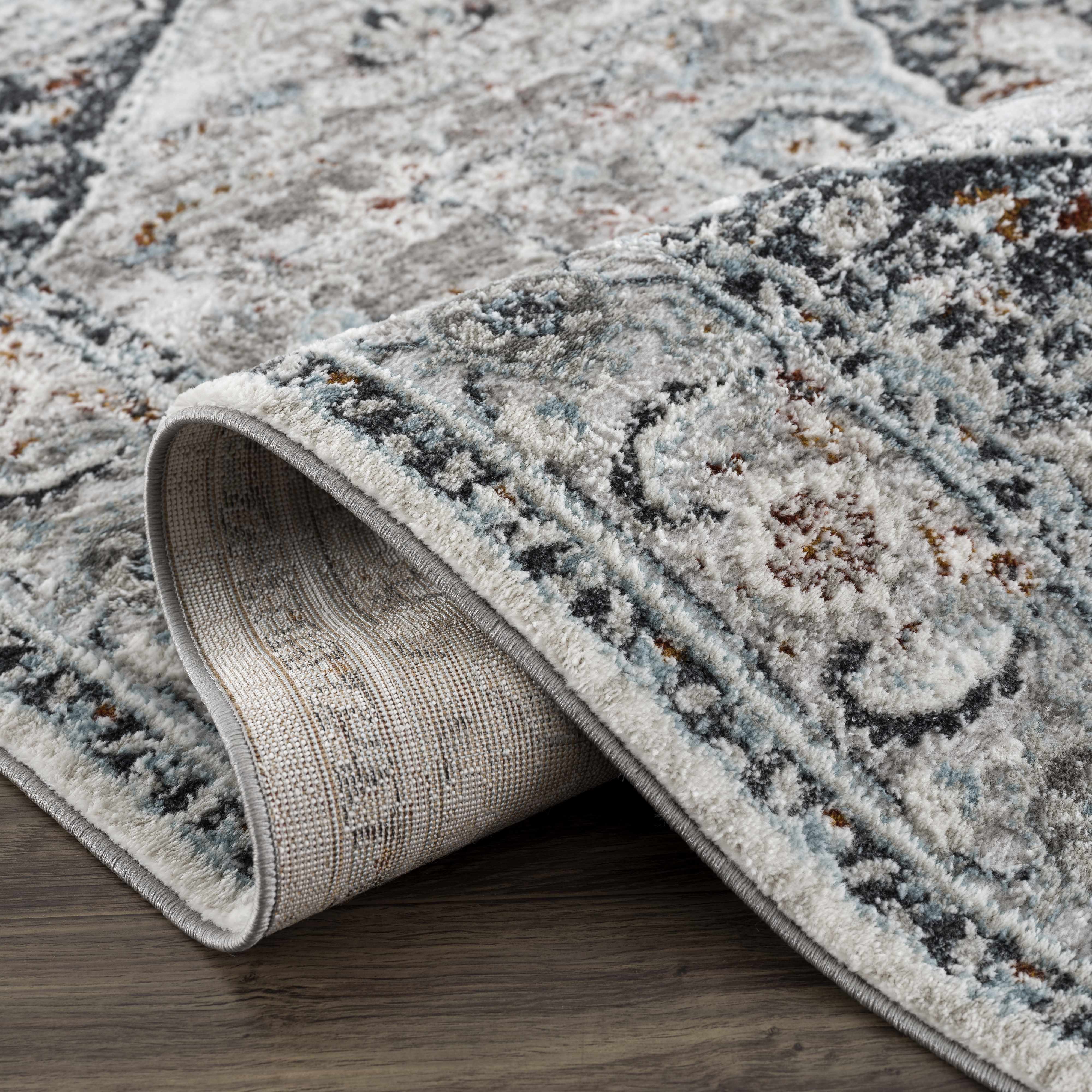 Liverpool Gray & Blue Area Rug - Clearance - Image 7