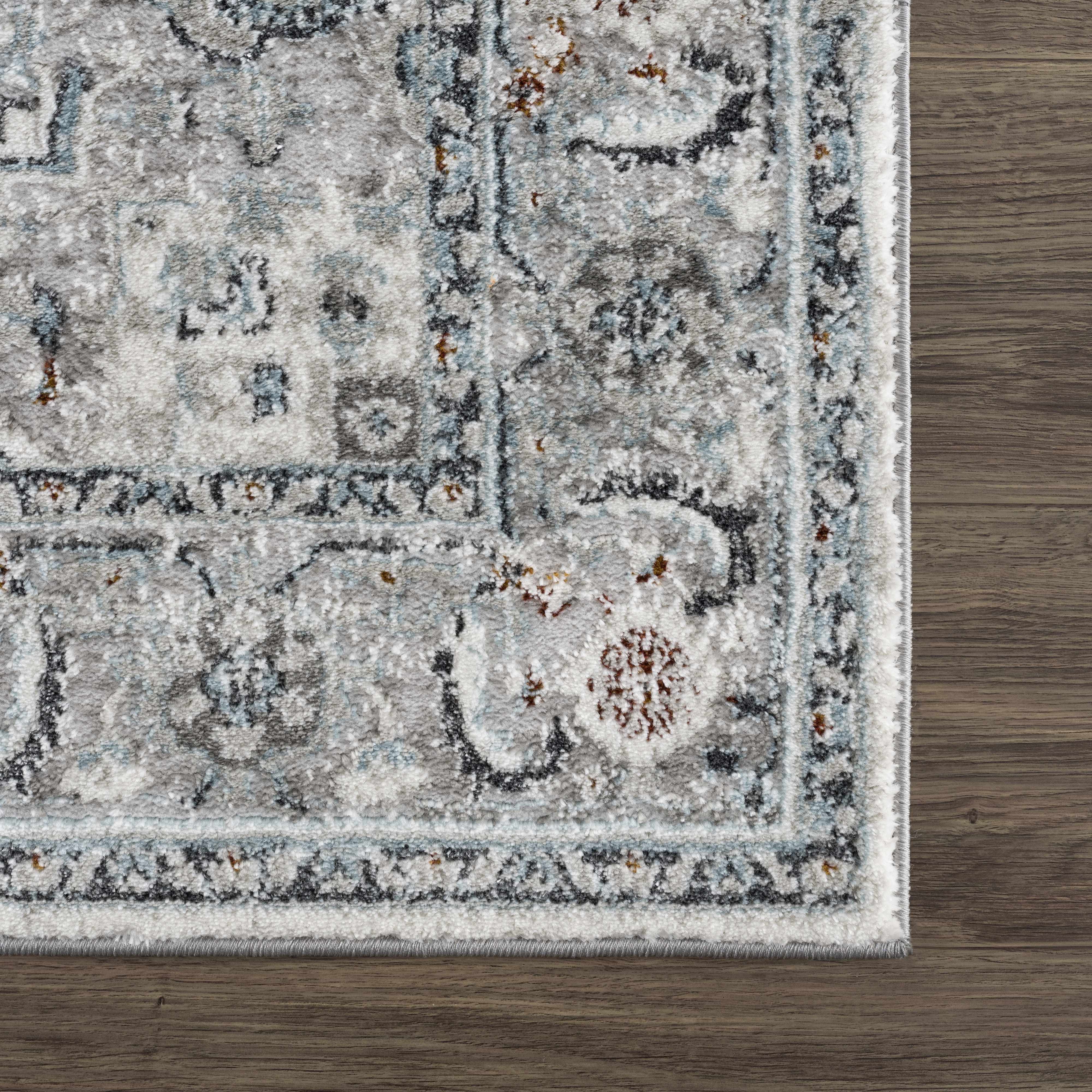 Liverpool Gray & Blue Area Rug - Clearance - Image 8