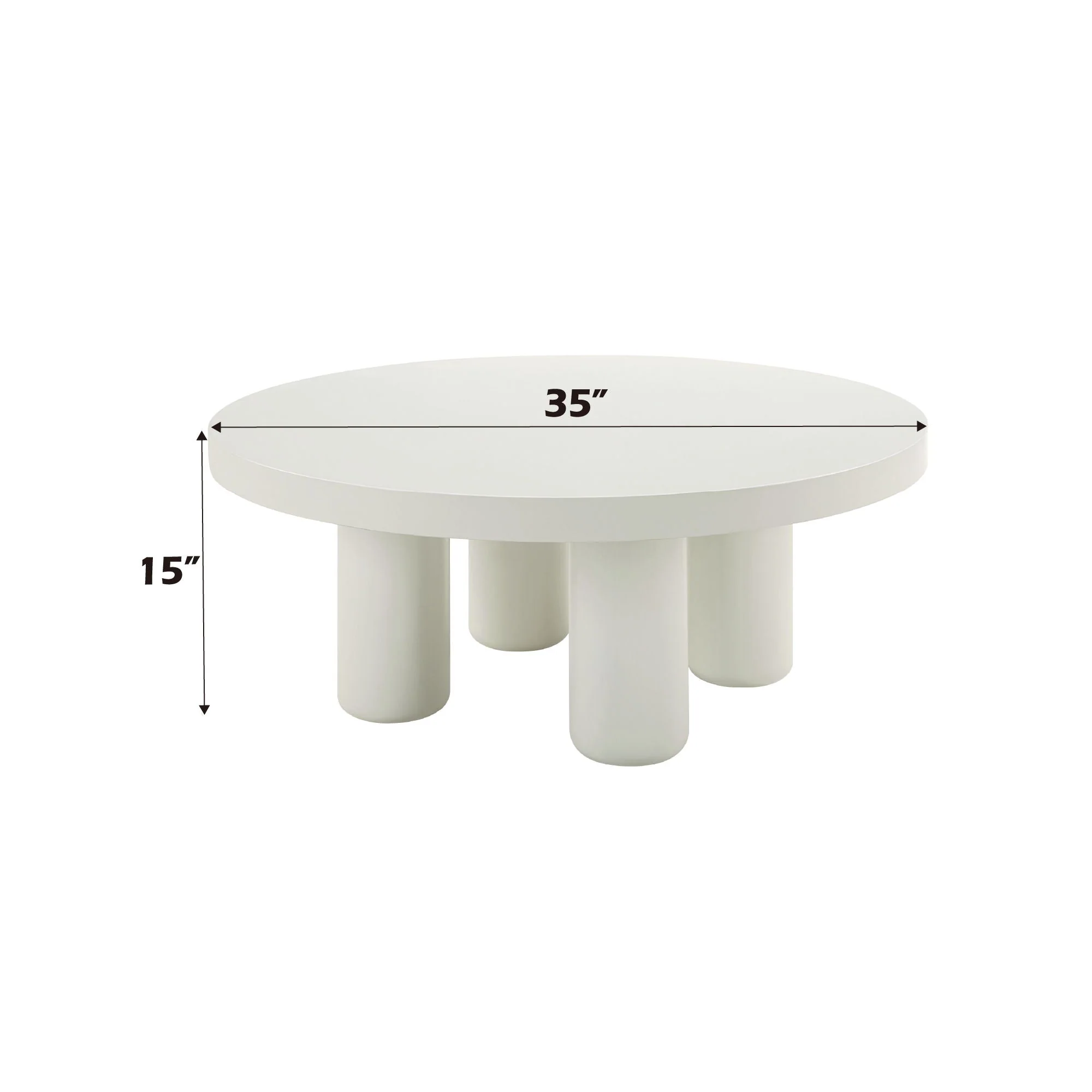 Loanna - Coffee Table - White - Image 2