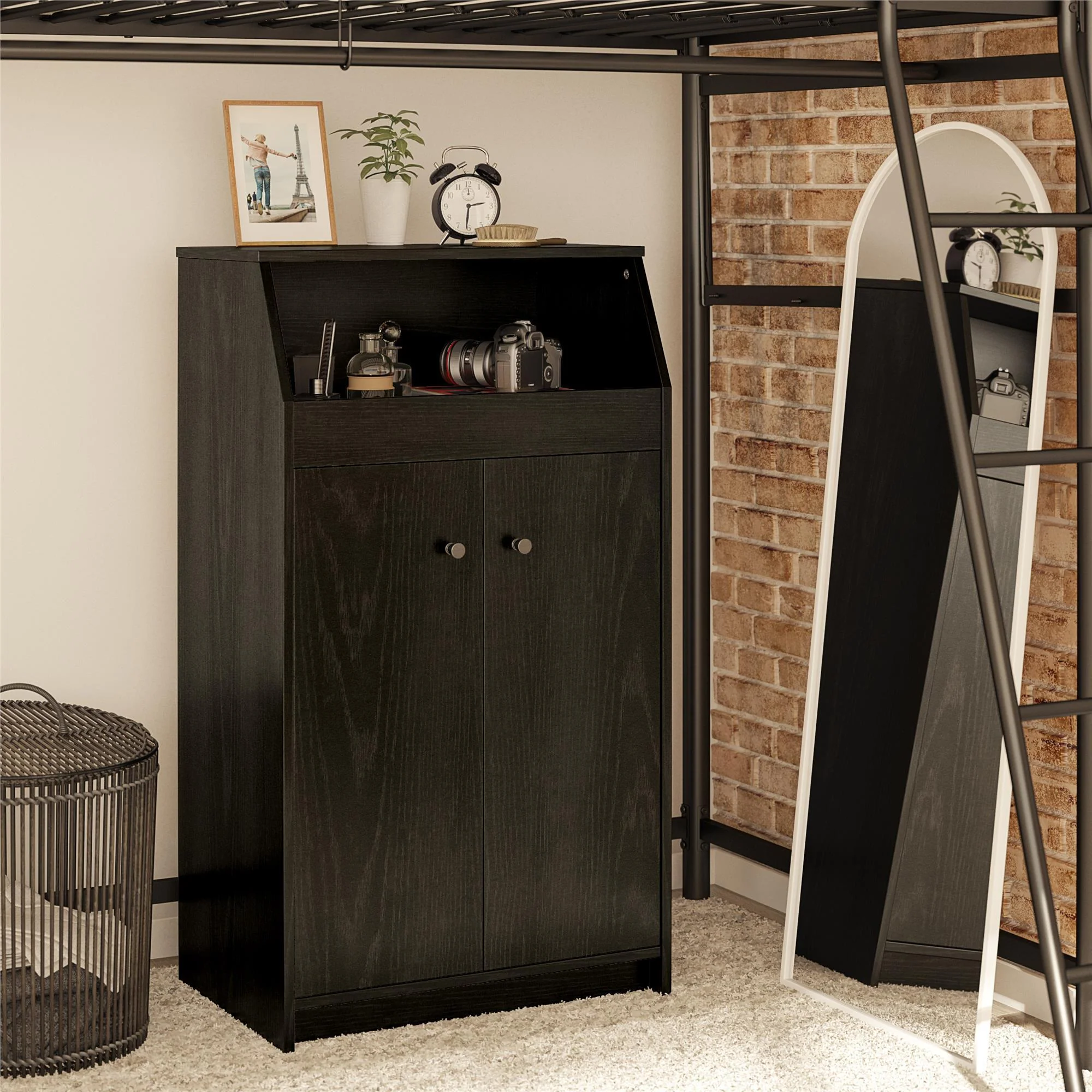 Loft Collection 2 Door Storage Tower - Image 3