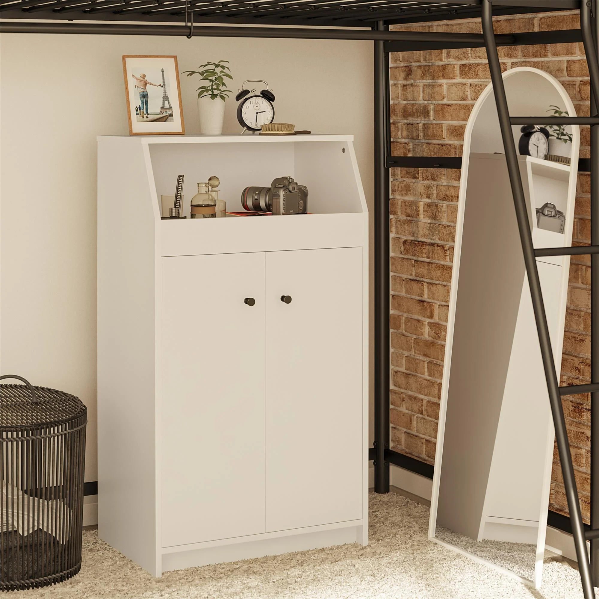 Loft Collection 2 Door Storage Tower - Image 4