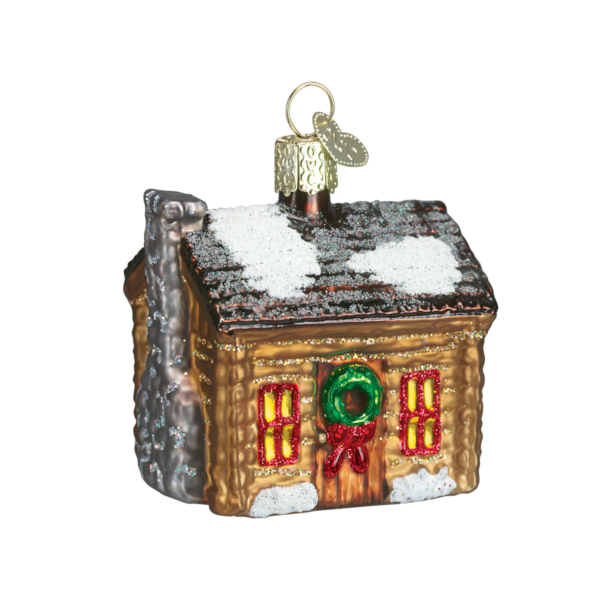 Log Cabin Ornament by Old World Christmas - Image 3