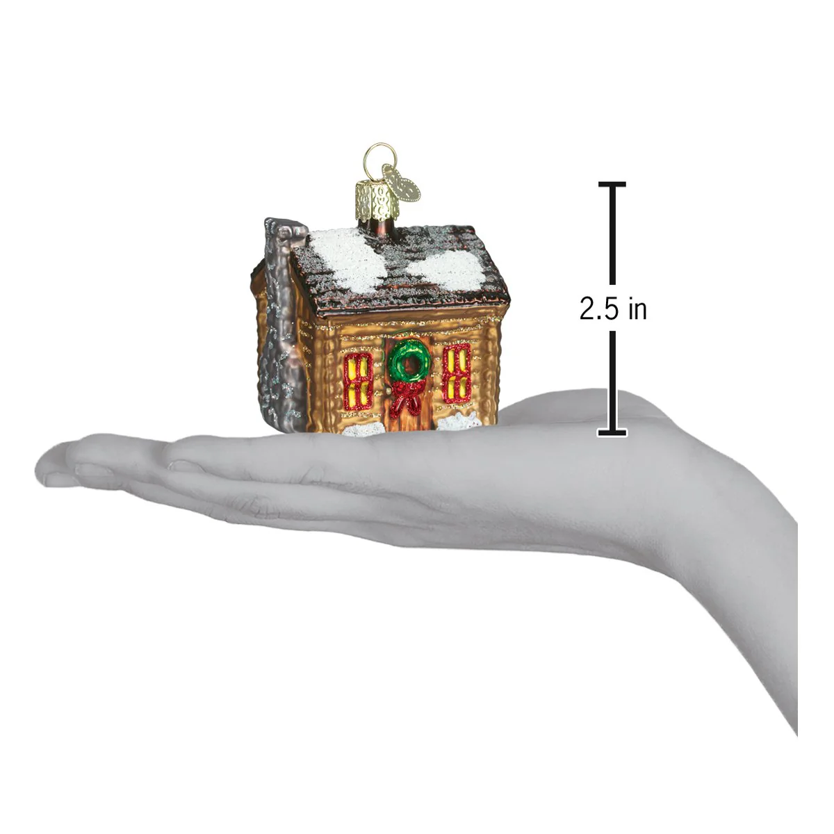 Log Cabin Ornament by Old World Christmas - Image 4