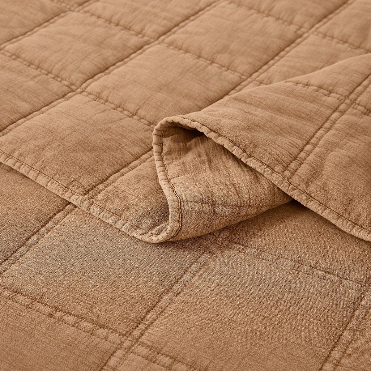 Logan Stone Washed Cotton Quilt 3 Piece Set - Image 14