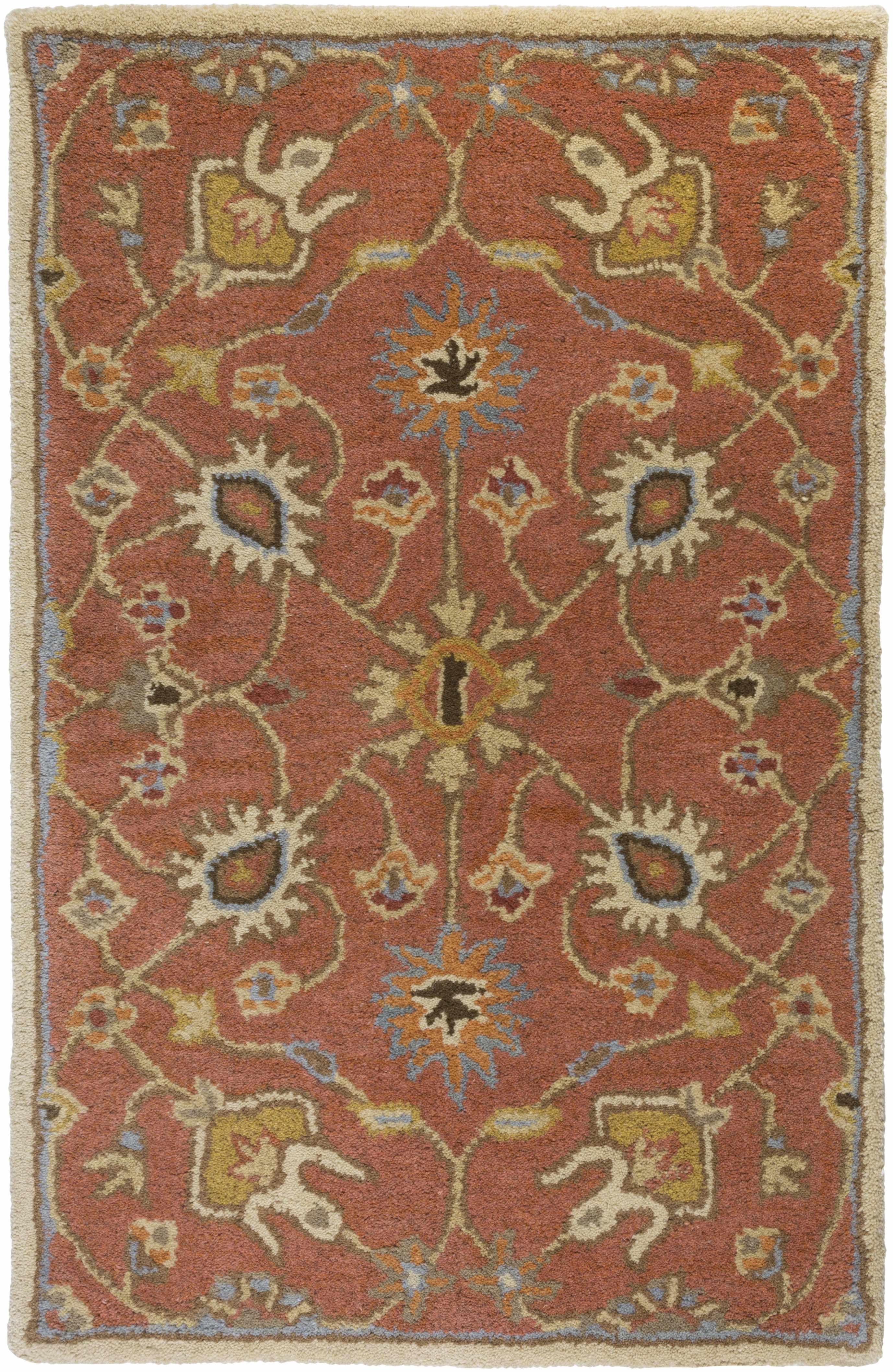 Logville Hand Tufted Rust 1119 Wool Rug - Image 14