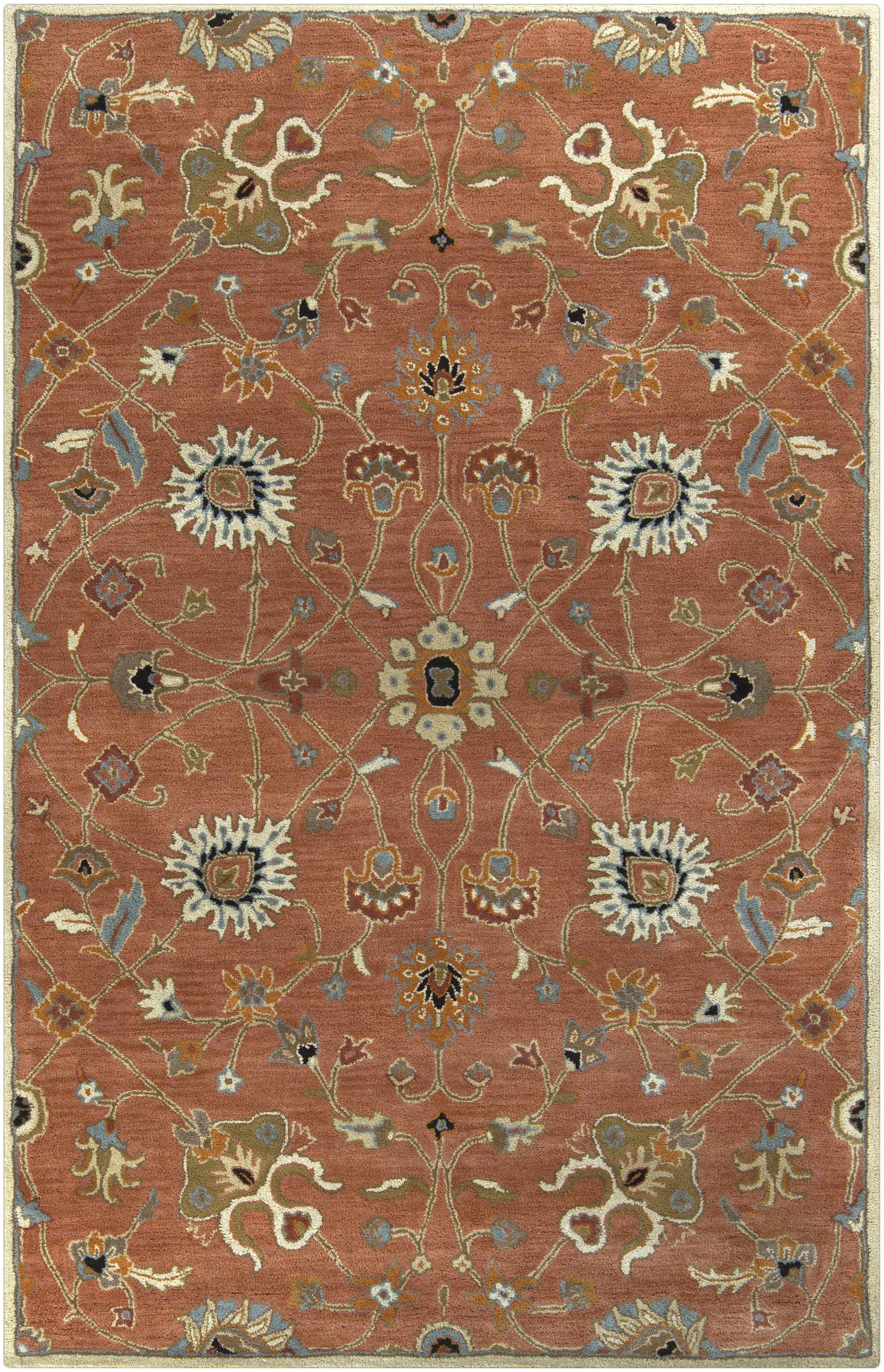 Logville Hand Tufted Rust 1119 Wool Rug - Image 16