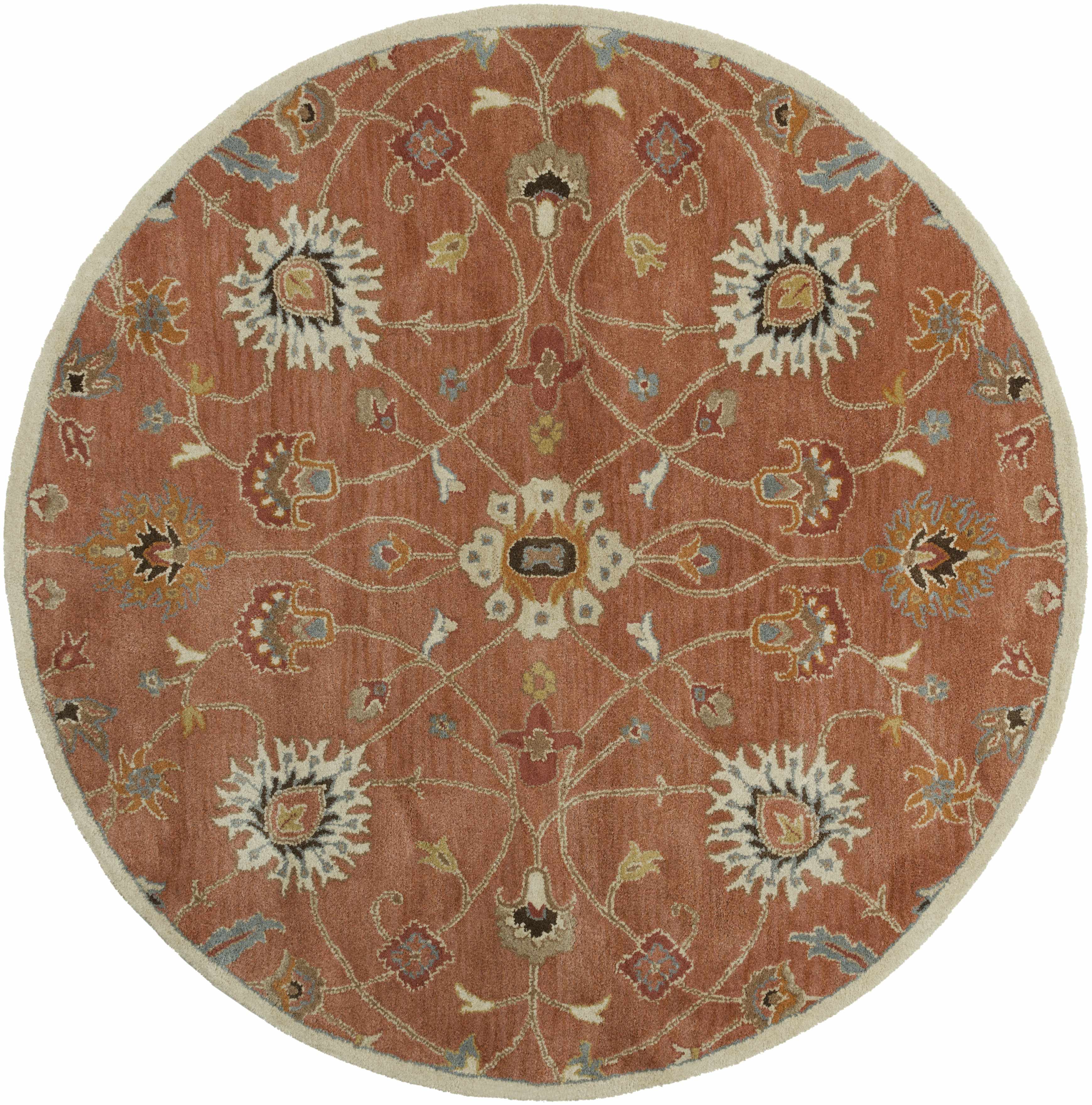 Logville Hand Tufted Rust 1119 Wool Rug - Image 17