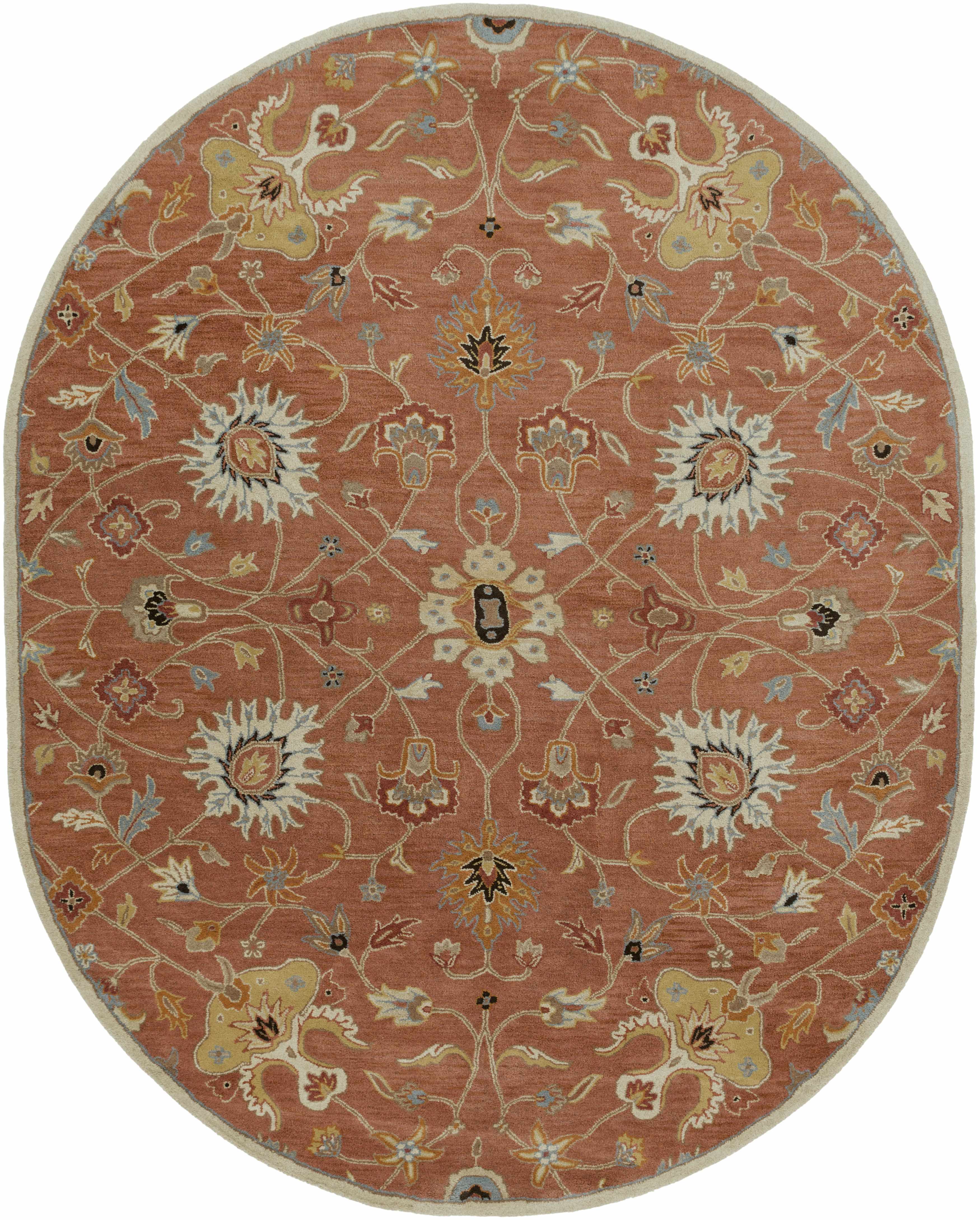 Logville Hand Tufted Rust 1119 Wool Rug - Image 21