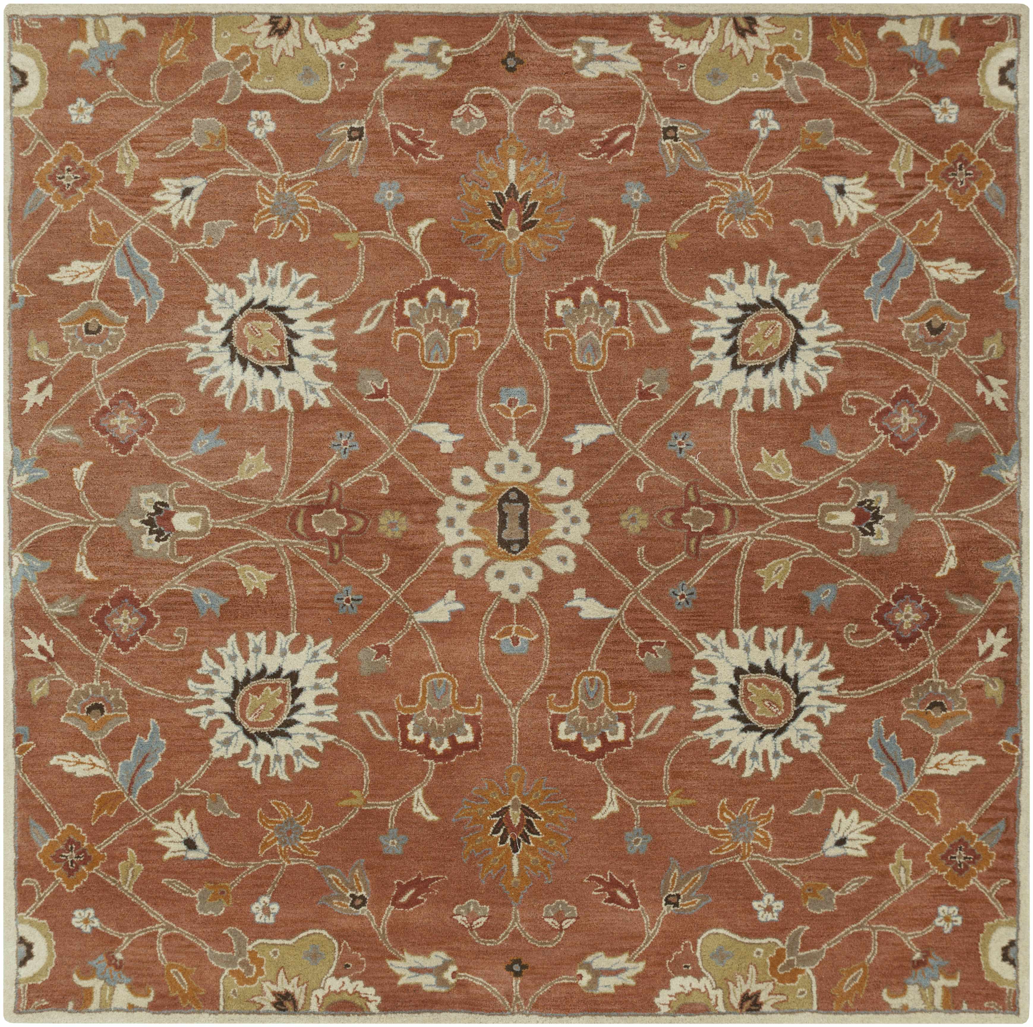 Logville Hand Tufted Rust 1119 Wool Rug - Image 3
