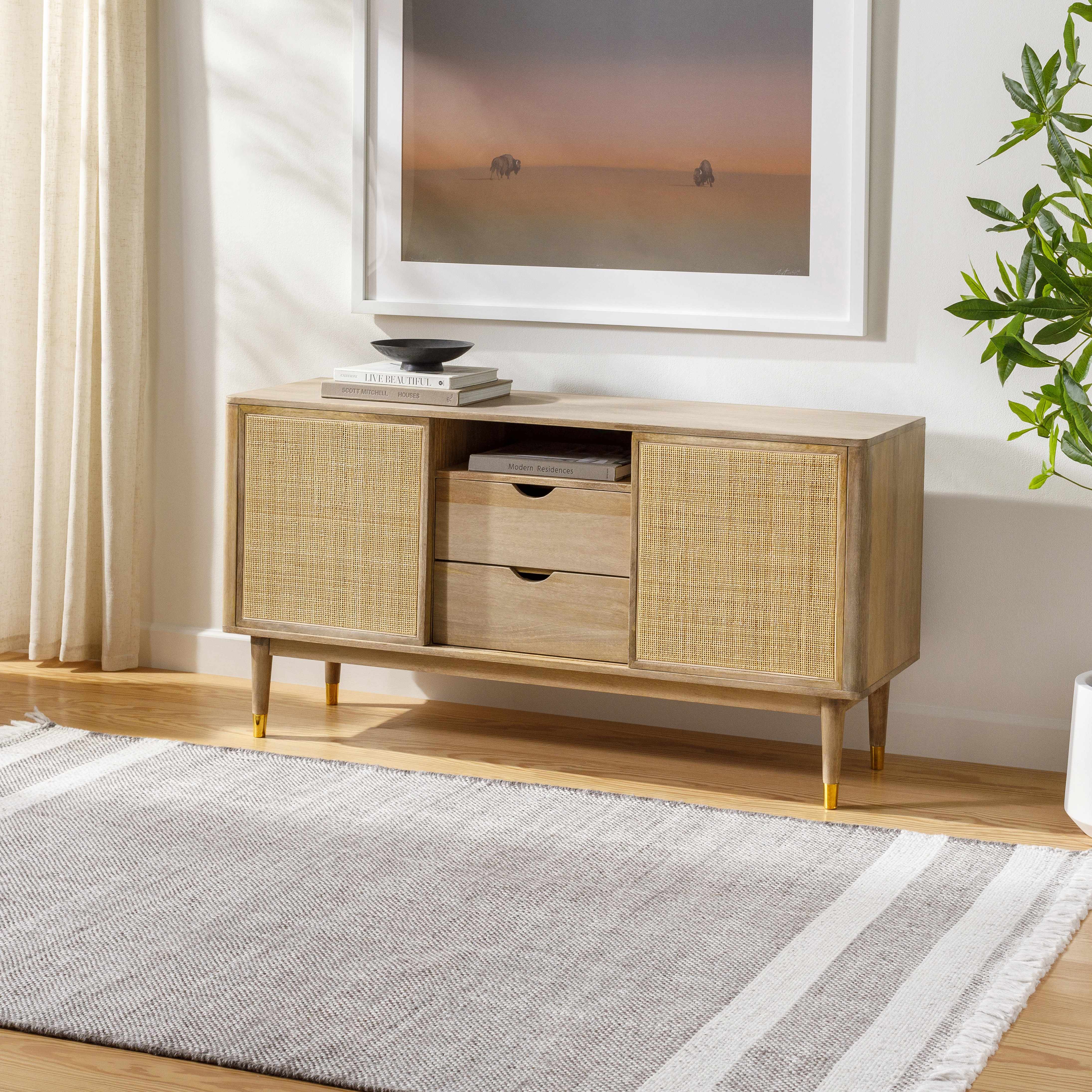 Loic Light Brown Area Rug - Image 2