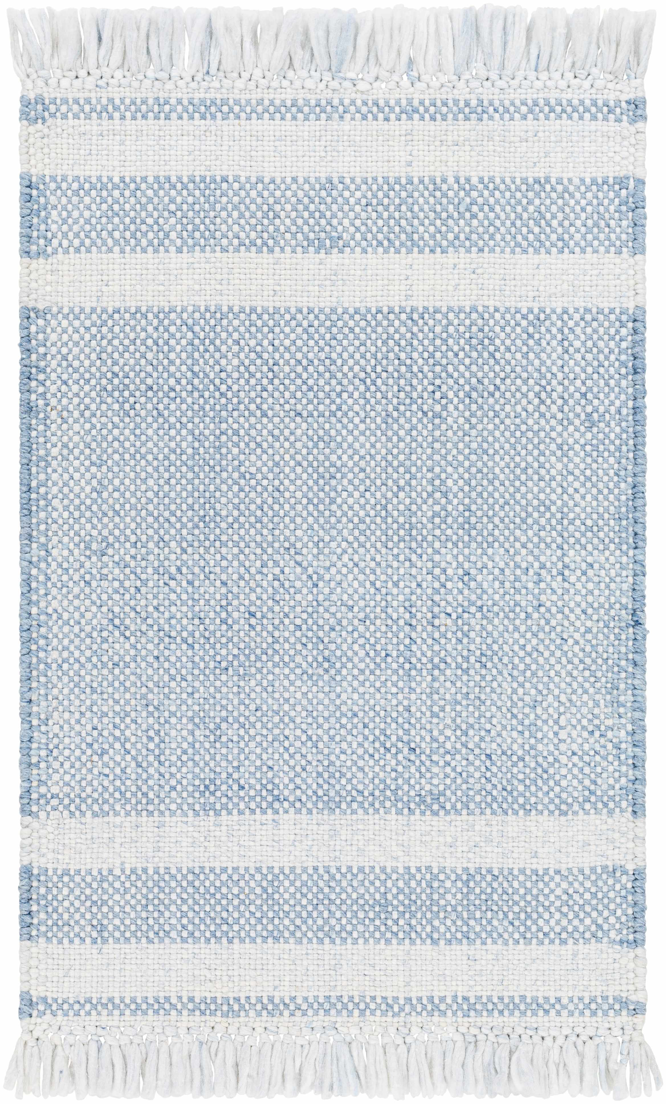 Loic Silver Blue Area Rug - Image 3