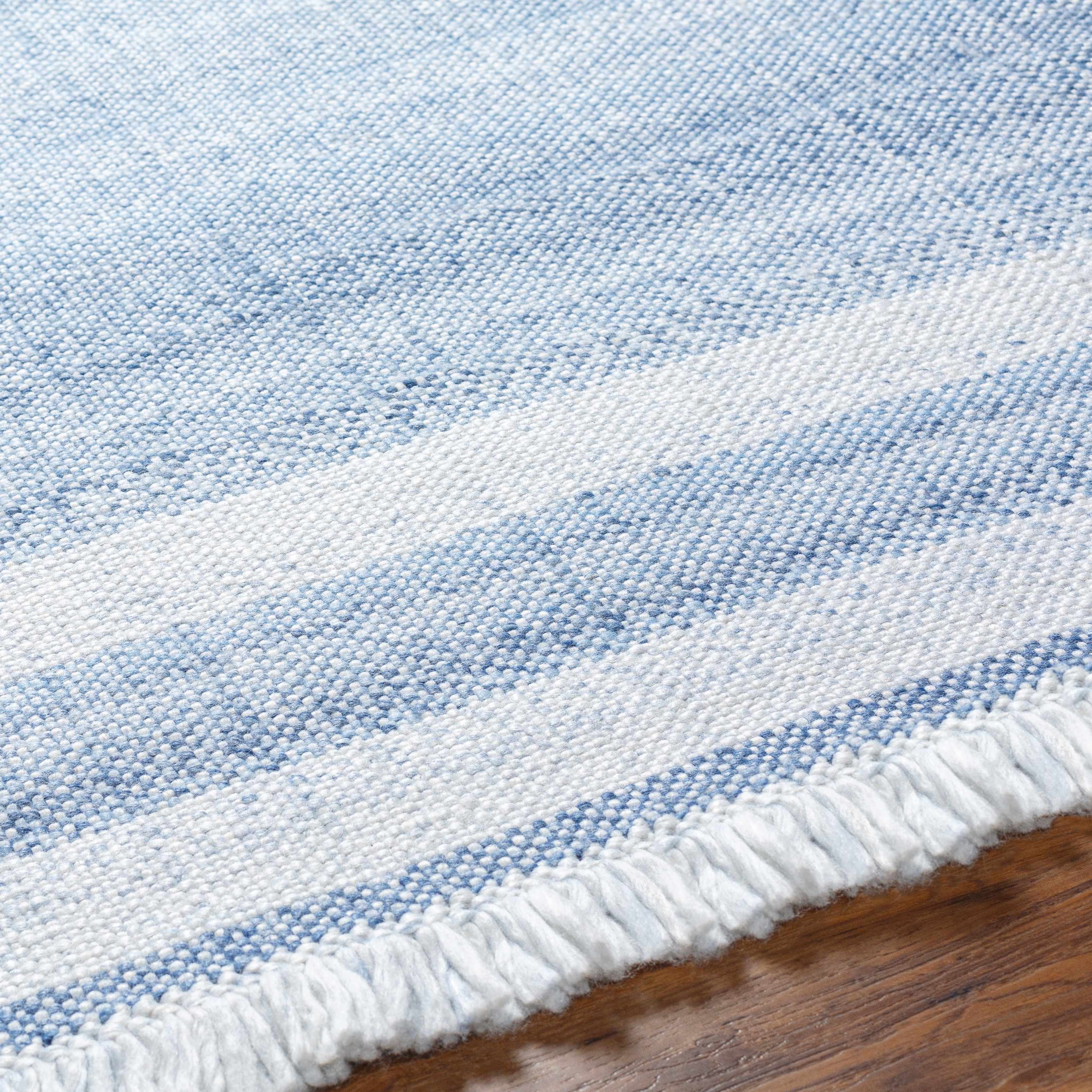 Loic Silver Blue Area Rug - Image 8