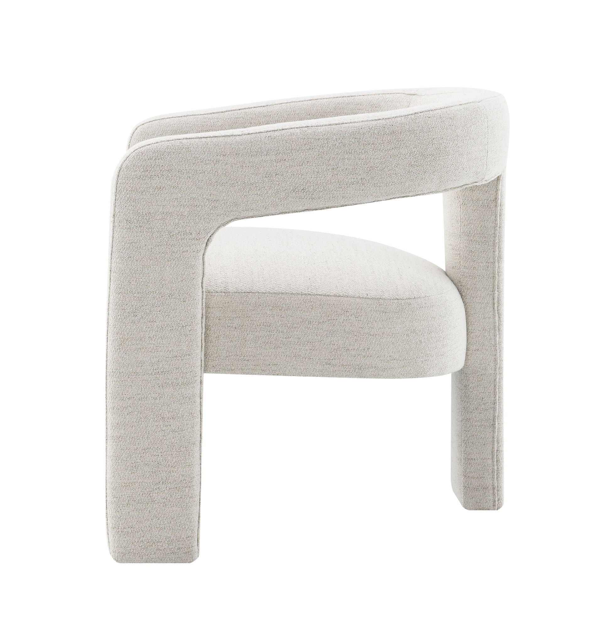 Lomas - Boucle Side Chair (Set of 2) - Beige - Image 4