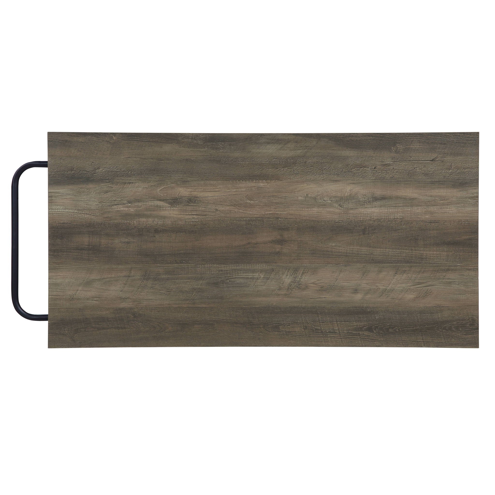 Lona - Kitchen Island - Rustic Oak / Black - Image 4