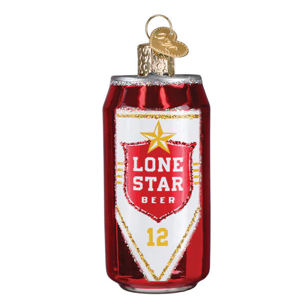 Lone Star Beer Can Christmas Ornament - Image 2