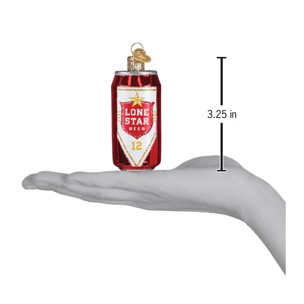 Lone Star Beer Can Christmas Ornament - Image 5