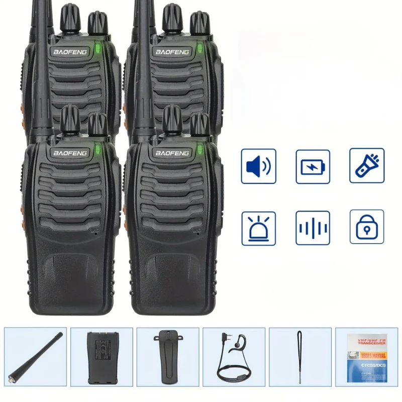 Long Range Walkie Talkies for Adults, Rechargeable 2-Way Radios with Earpieces - Image 11