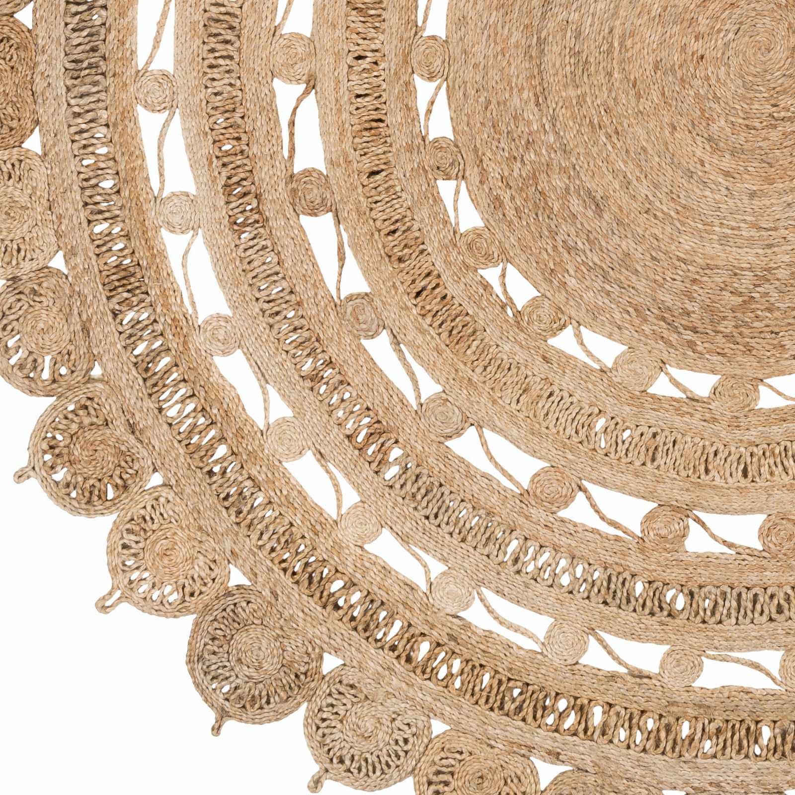 Longville Round Jute Rug - Clearance - Image 4