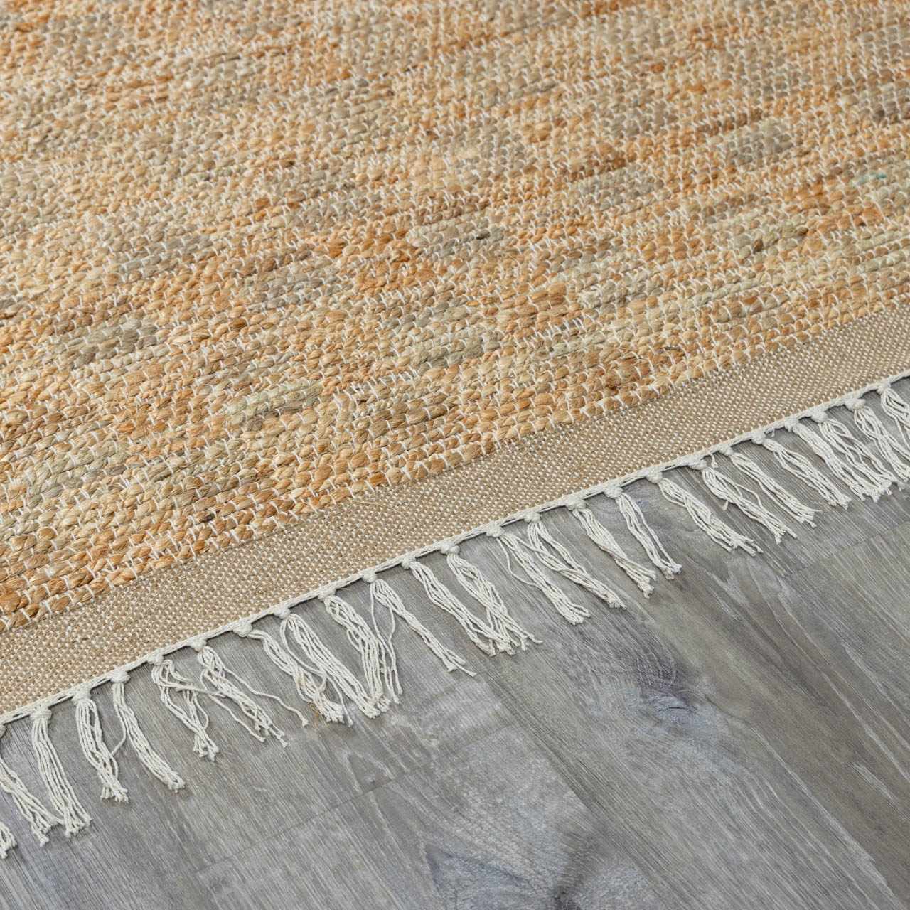 Lonut Checkered Jute Area Rug - Promo - Image 13