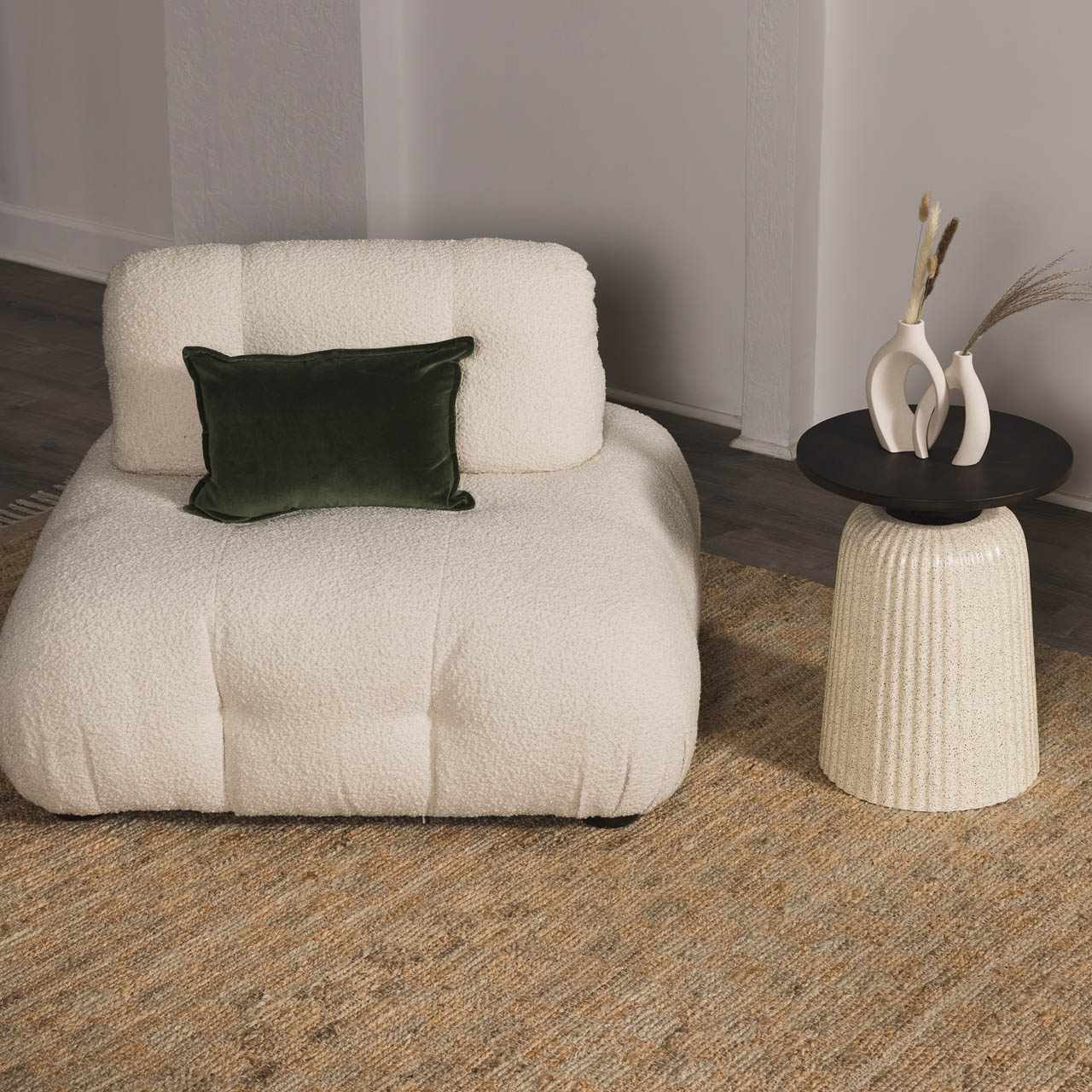 Lonut Checkered Jute Area Rug - Promo - Image 5