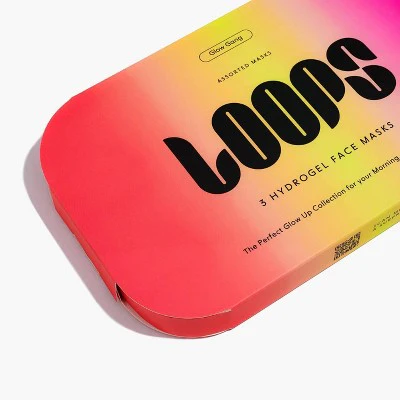 LOOPS Glow Gang Facial Mask 3ct/1.18oz - New - Image 10