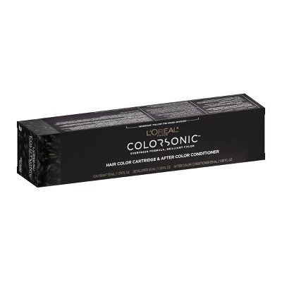 L'Oreal Paris Colorsonic Permanent Hair Color Cartridge Soft Black Natural