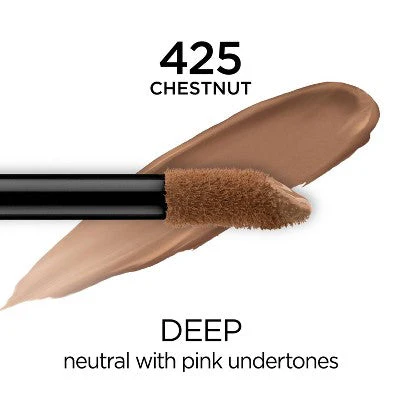 L'Oreal Paris Infallible Full Wear, Full Coverage 425 Chestnut 0.33 fl oz - Imperfect Container - Image 2