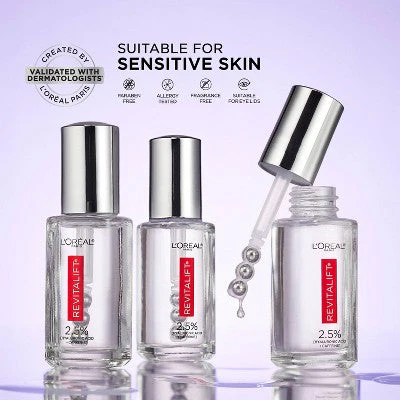 L'Oreal Paris Revitalift Derm Intensives Hyaluronic Acid+Caffeine 0.67 fl oz - Imperfect Box - Image 8