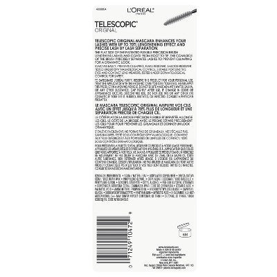 L'Oreal Paris Telescopic Original Mascara 905 Black 0.27 fl oz - Missing Box - Image 11