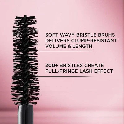 L'Oreal Paris Voluminous Lash Paradise Mascara 201 Black 0.28 fl oz - Imperfect Box - Image 5
