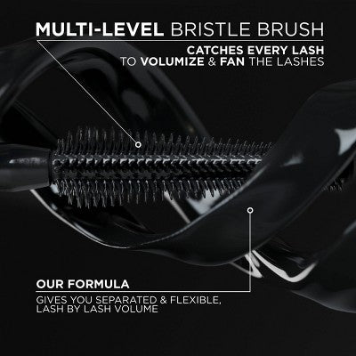 L'Oreal Paris Voluminous Panorama Lengthening Mascara 703 Waterproof Black 0.33 fl oz - New - Image 4