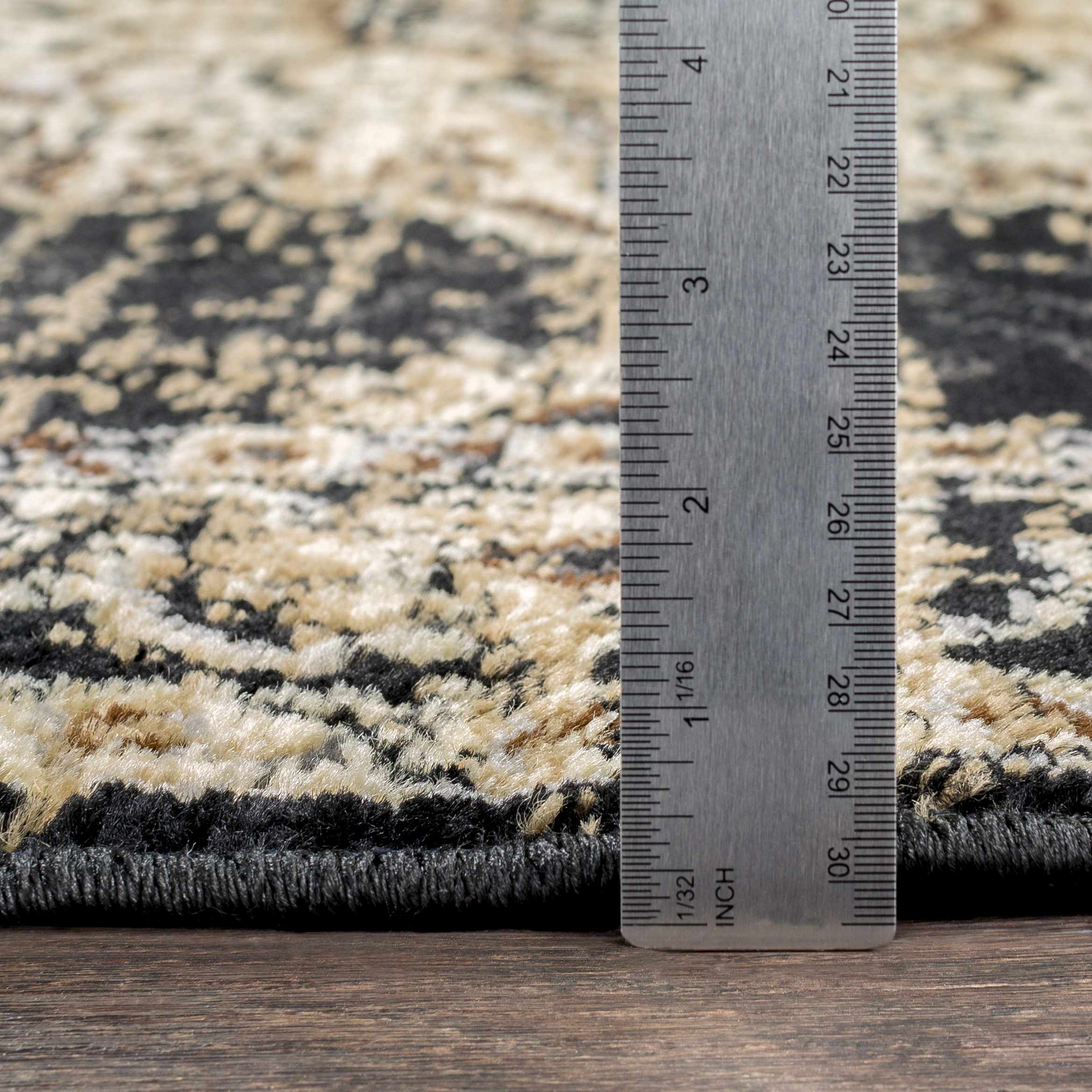 Lostwithiel Black Medallion Rug - Image 10