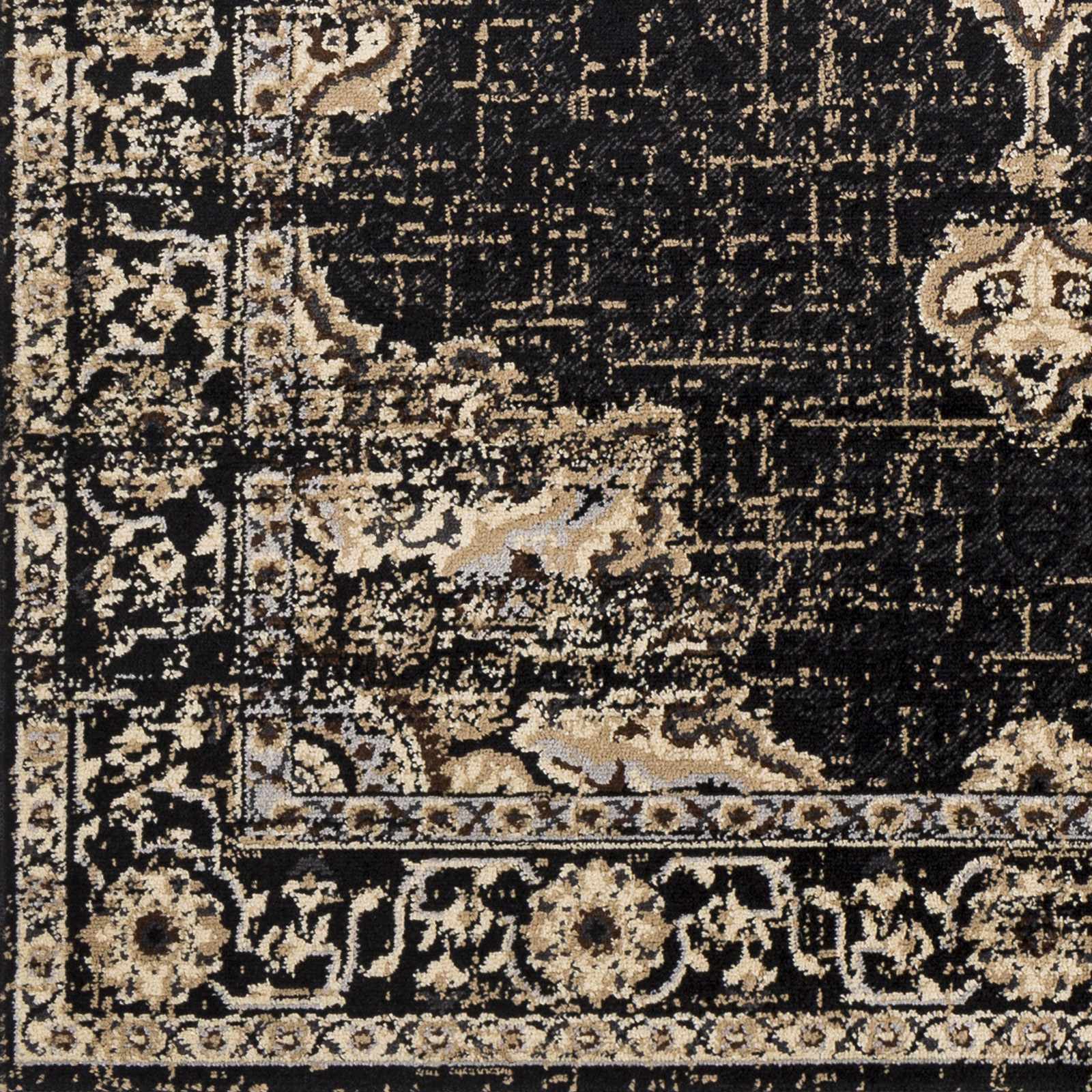 Lostwithiel Black Medallion Rug - Image 7