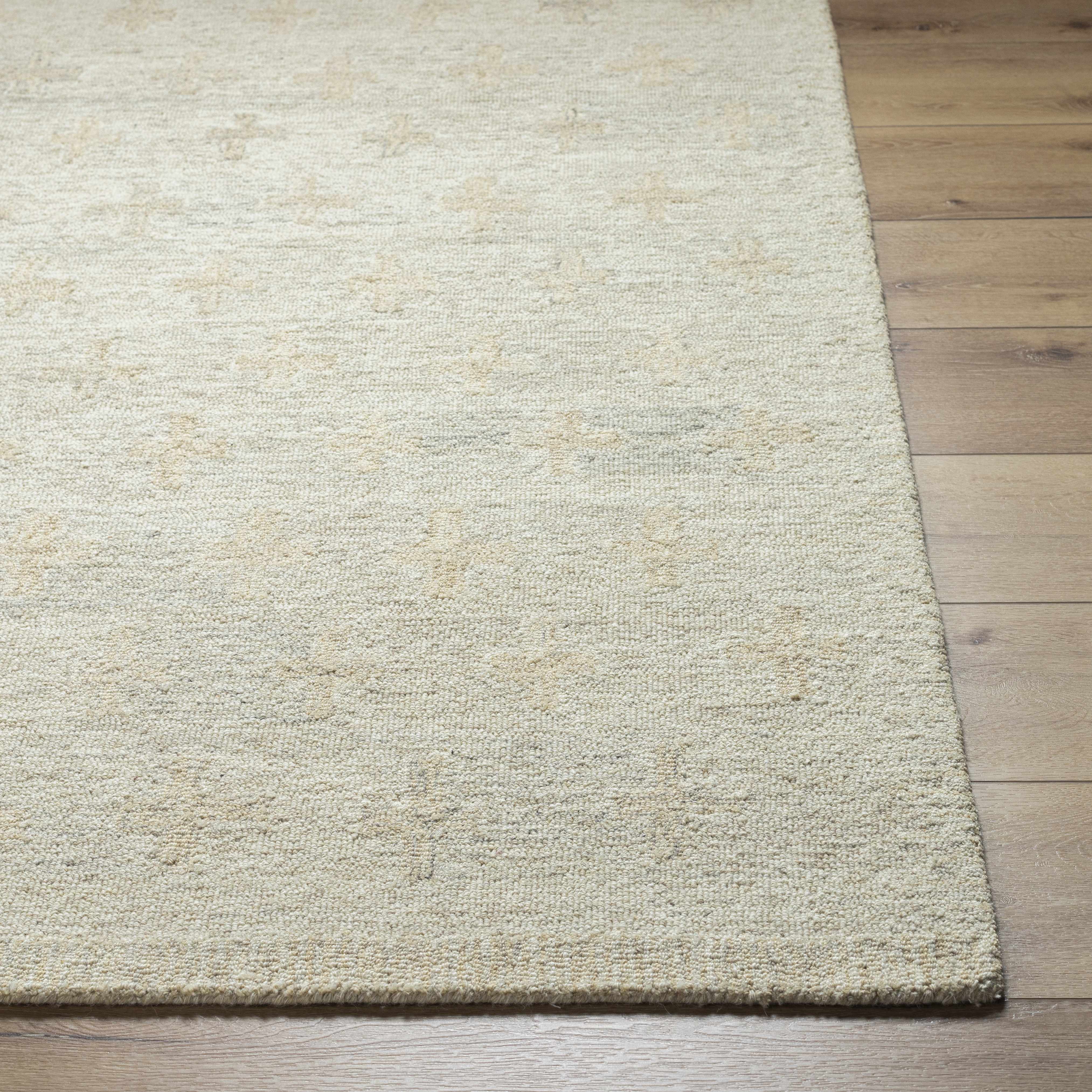 Lotta Peach Modern Wool Area Rug - Image 4