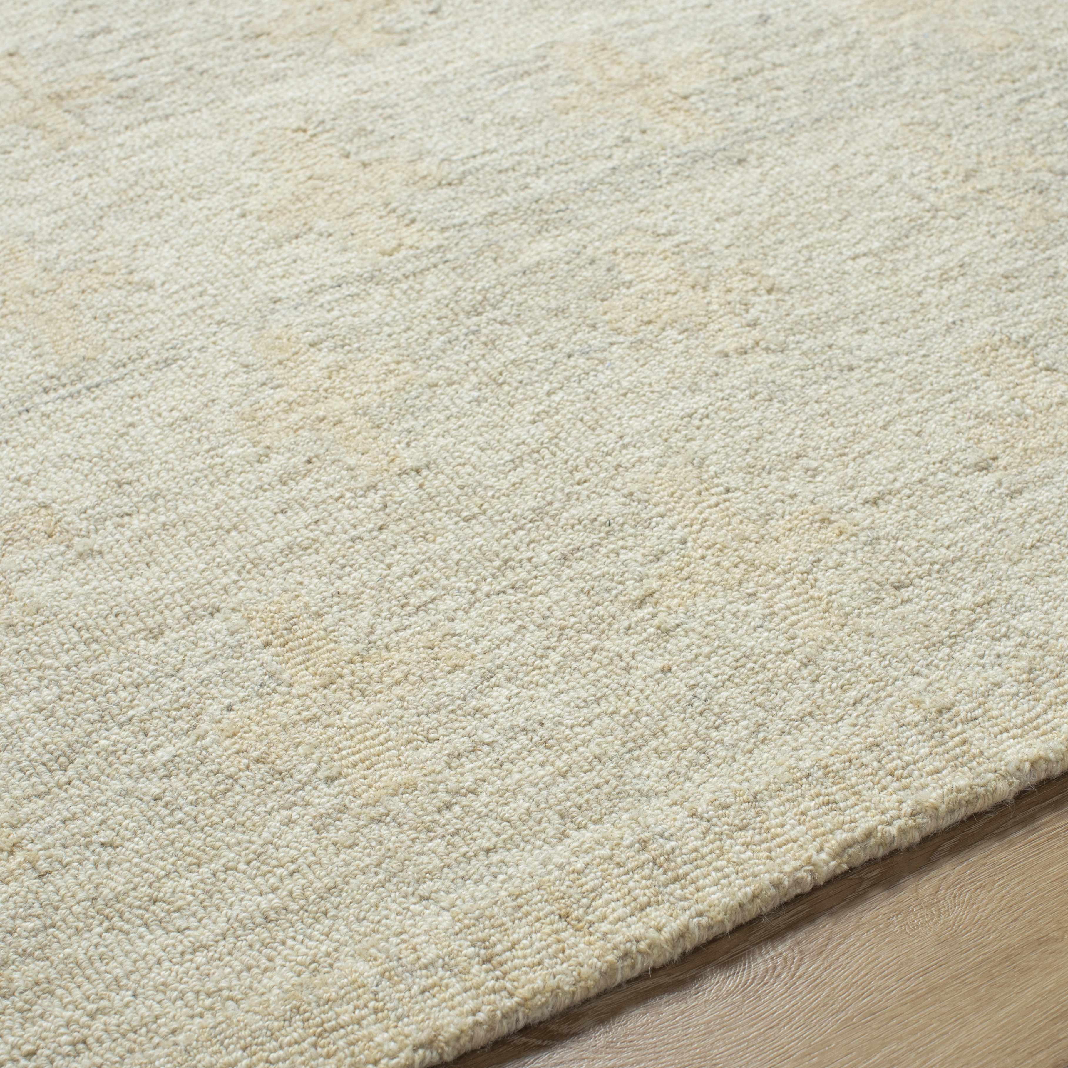 Lotta Peach Modern Wool Area Rug - Image 8