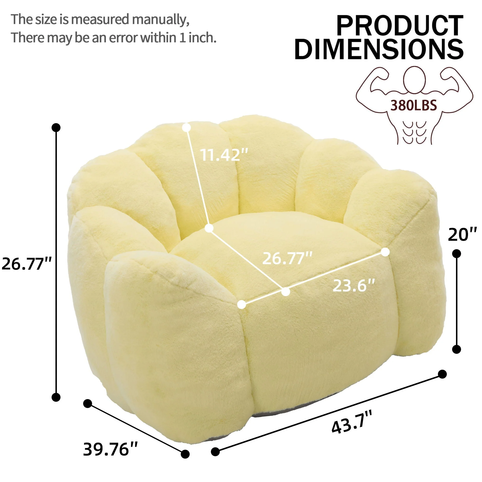 Lotus Style Compression Sofa With Pull Ring - Image 15