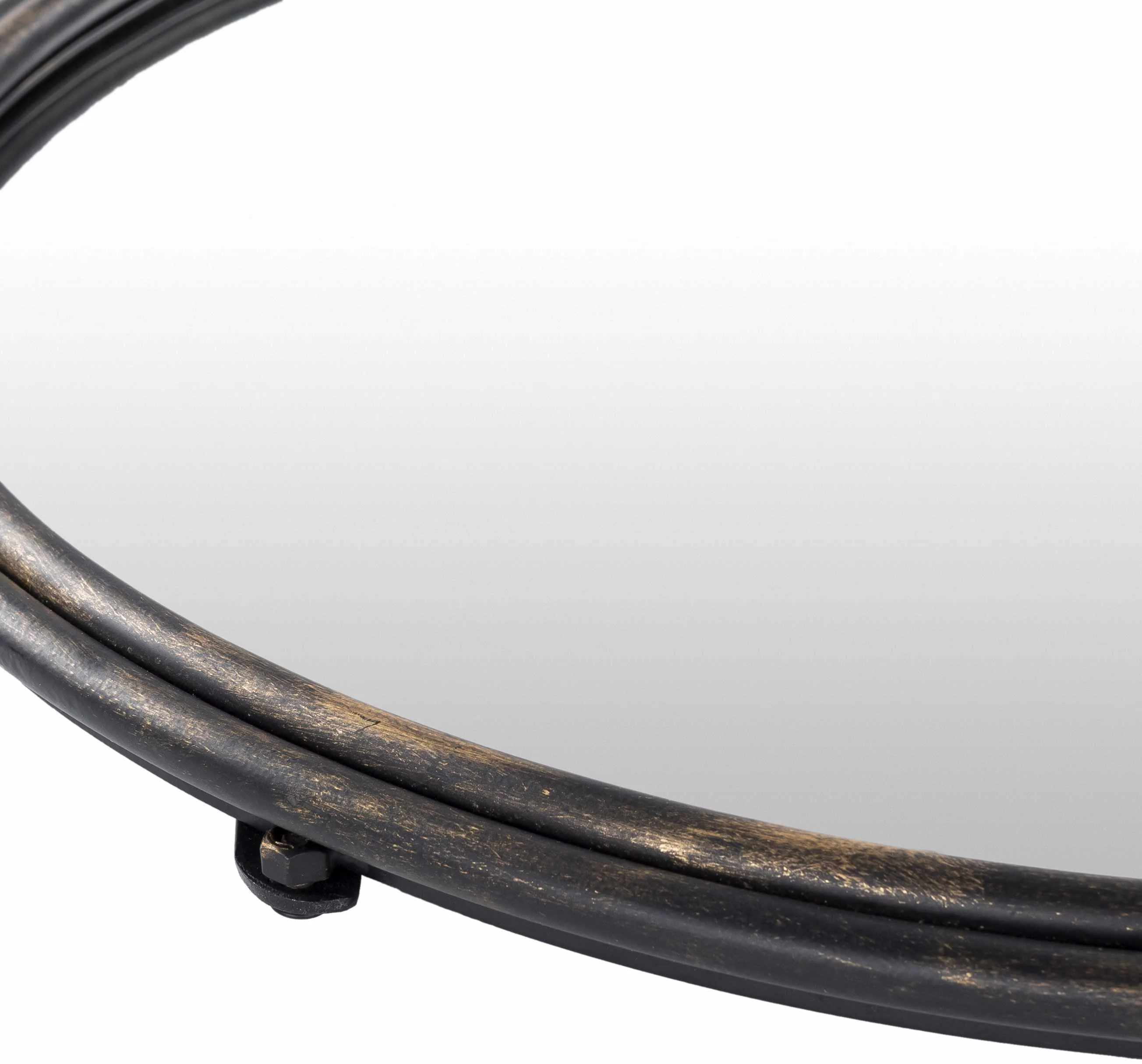 Loughlinstown Gold Frame Round Mirror - Image 4