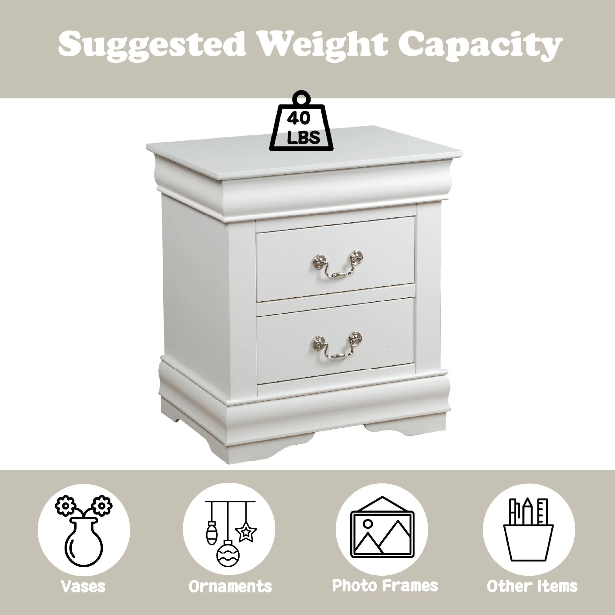 Louis Philippe - Accent Nightstand - Image 10
