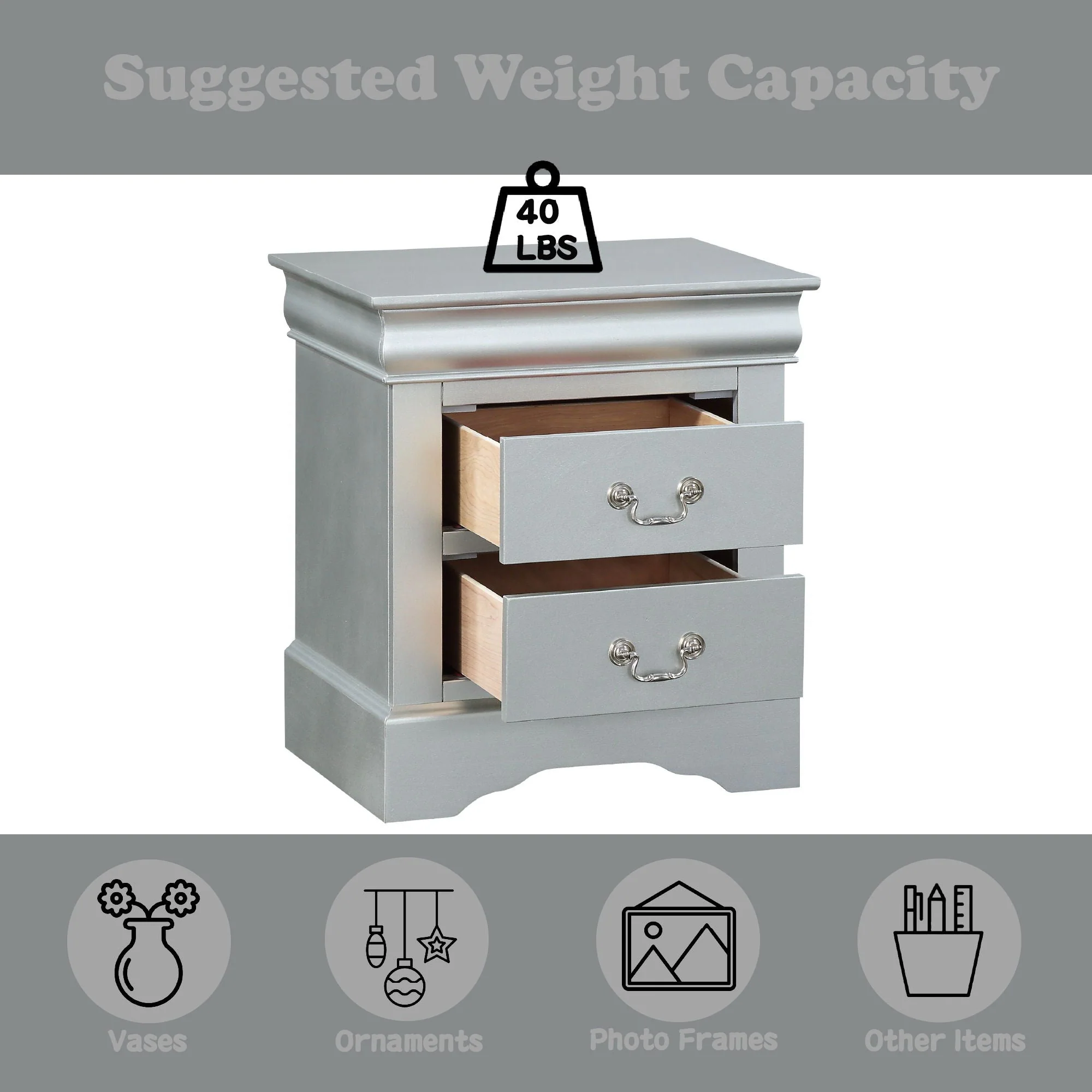 Louis Philippe - Accent Nightstand - Image 15