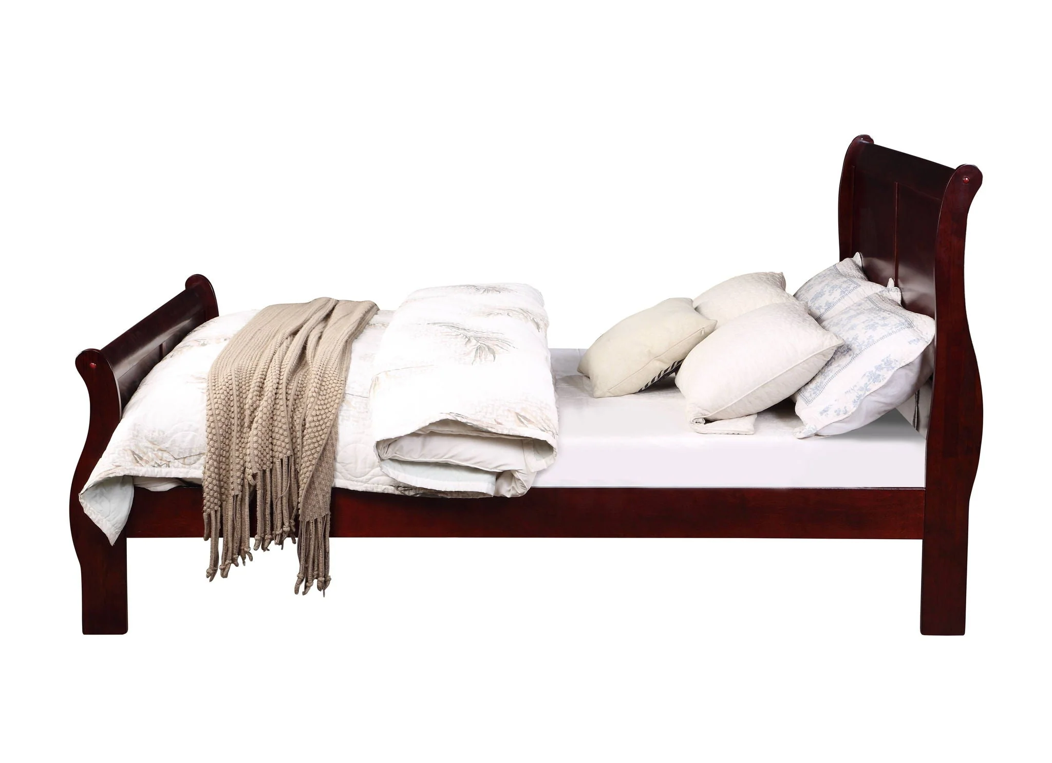 Louis Philippe - Sleigh Style Bed - Image 14