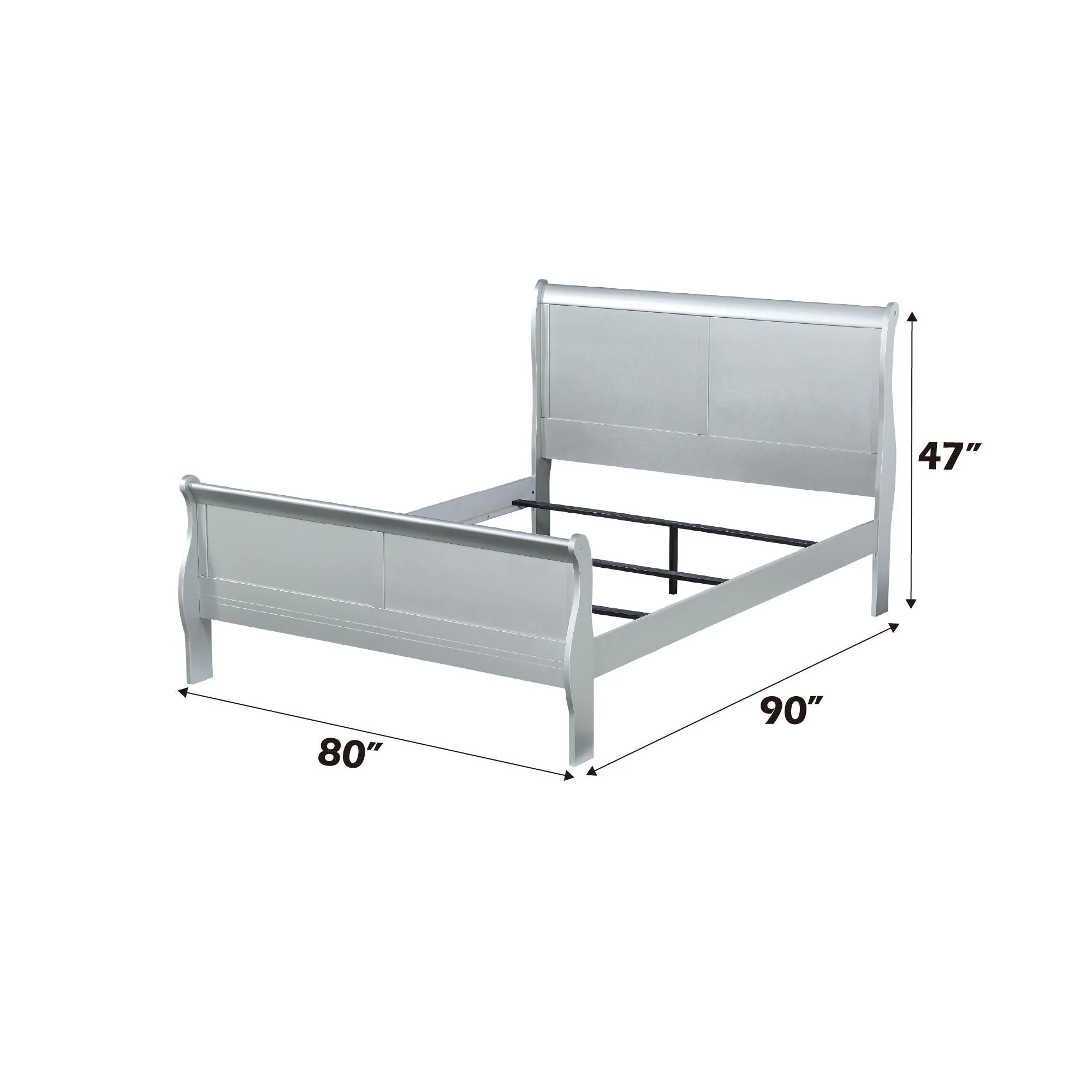 Louis Philippe - Sleigh Style Bed - Image 16