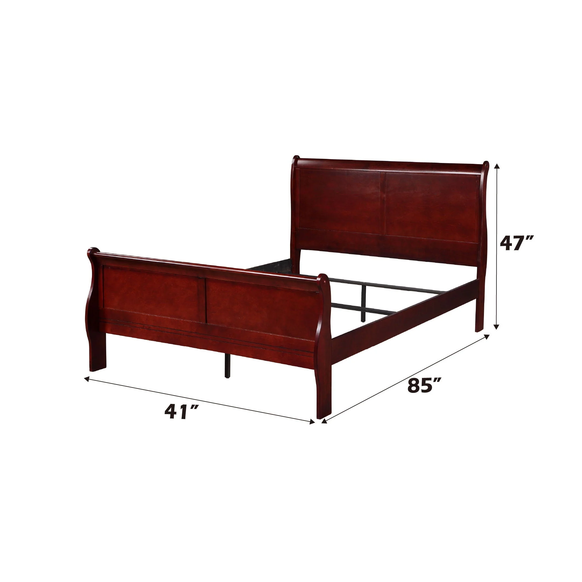 Louis Philippe - Sleigh Style Bed - Image 20