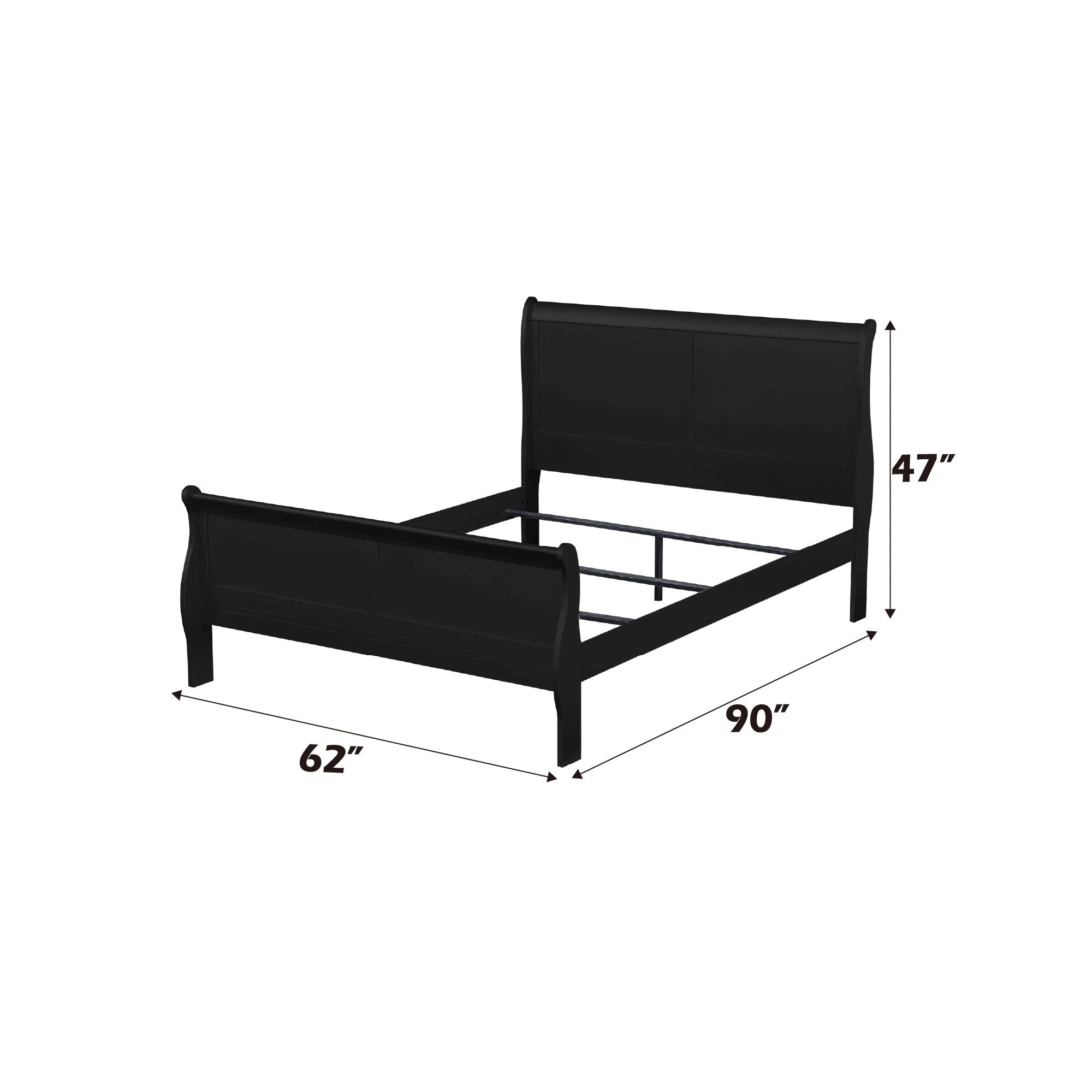 Louis Philippe - Sleigh Style Bed - Image 22