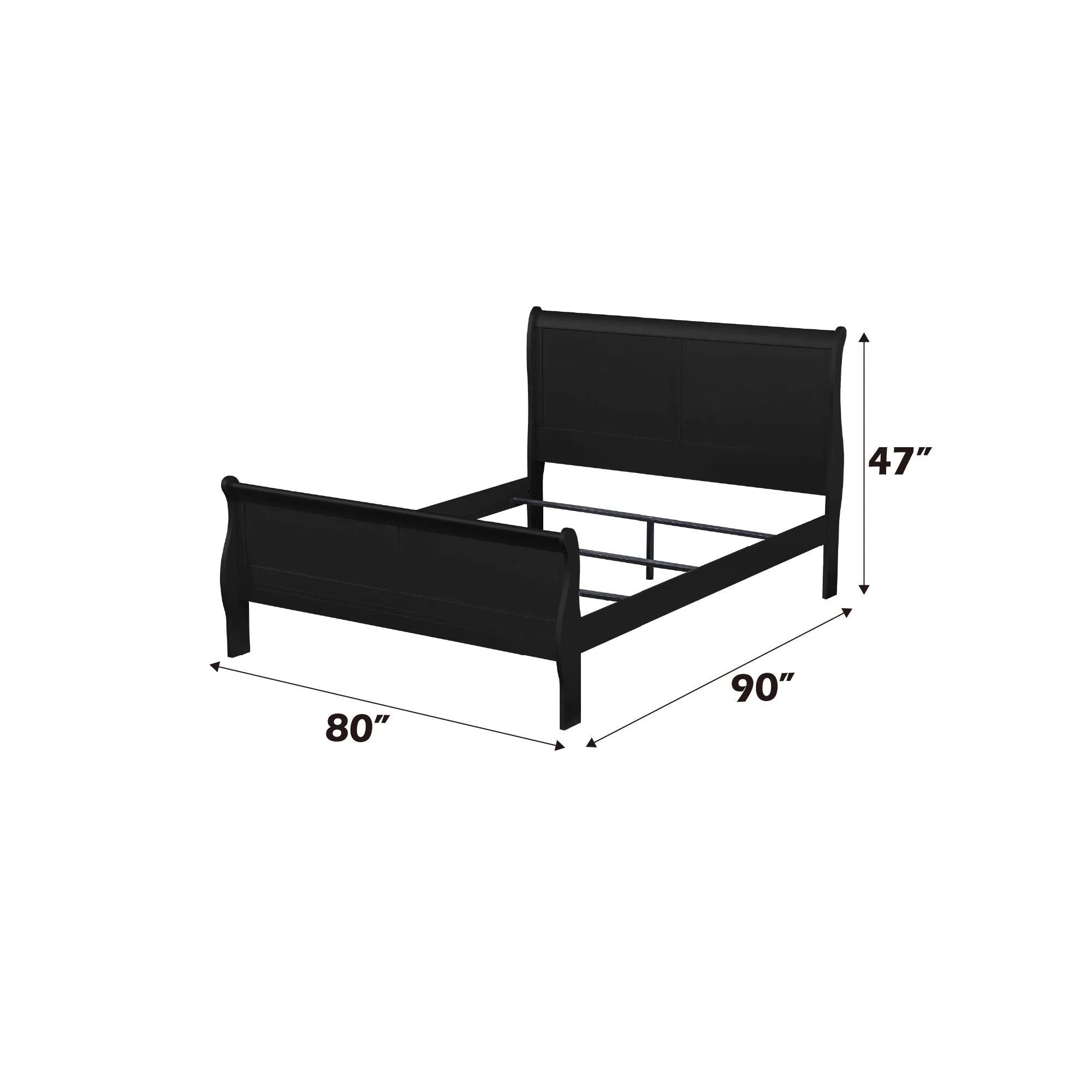 Louis Philippe - Sleigh Style Bed - Image 33