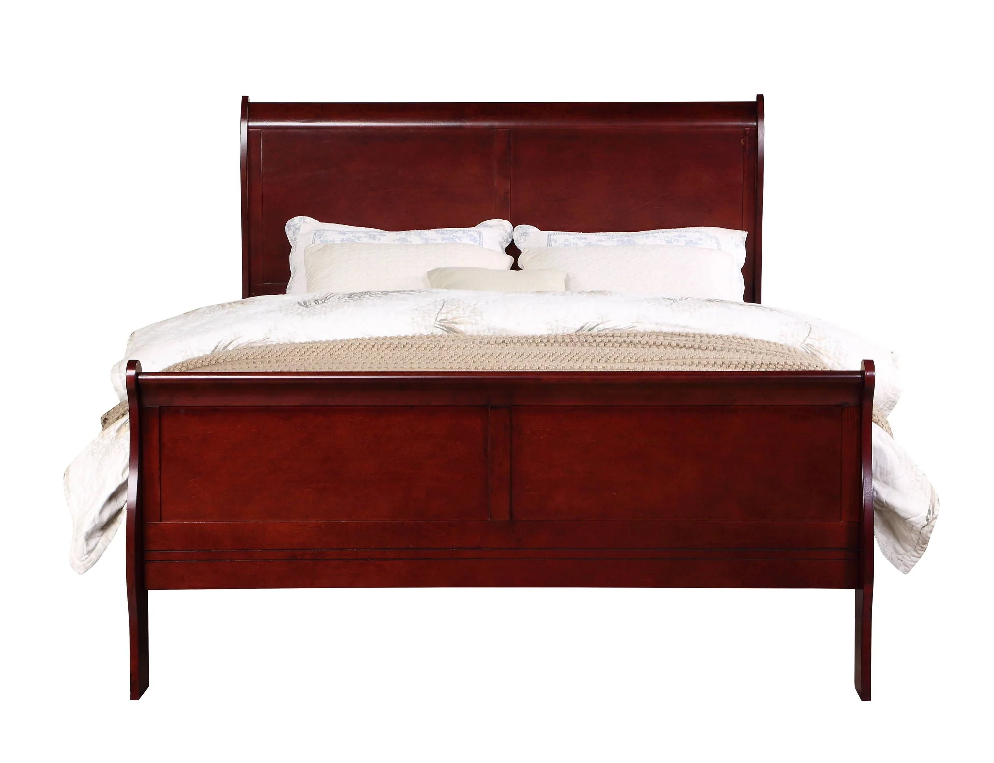 Louis Philippe - Sleigh Style Bed - Image 38