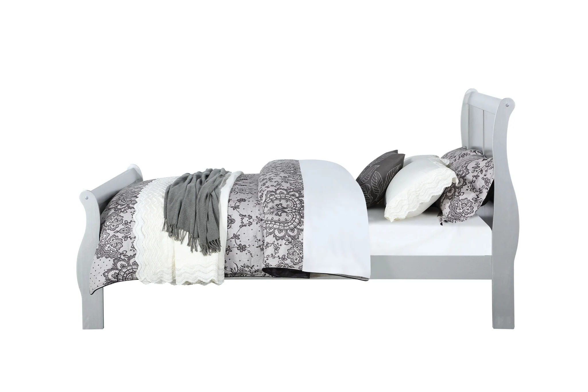 Louis Philippe - Sleigh Style Bed - Image 8
