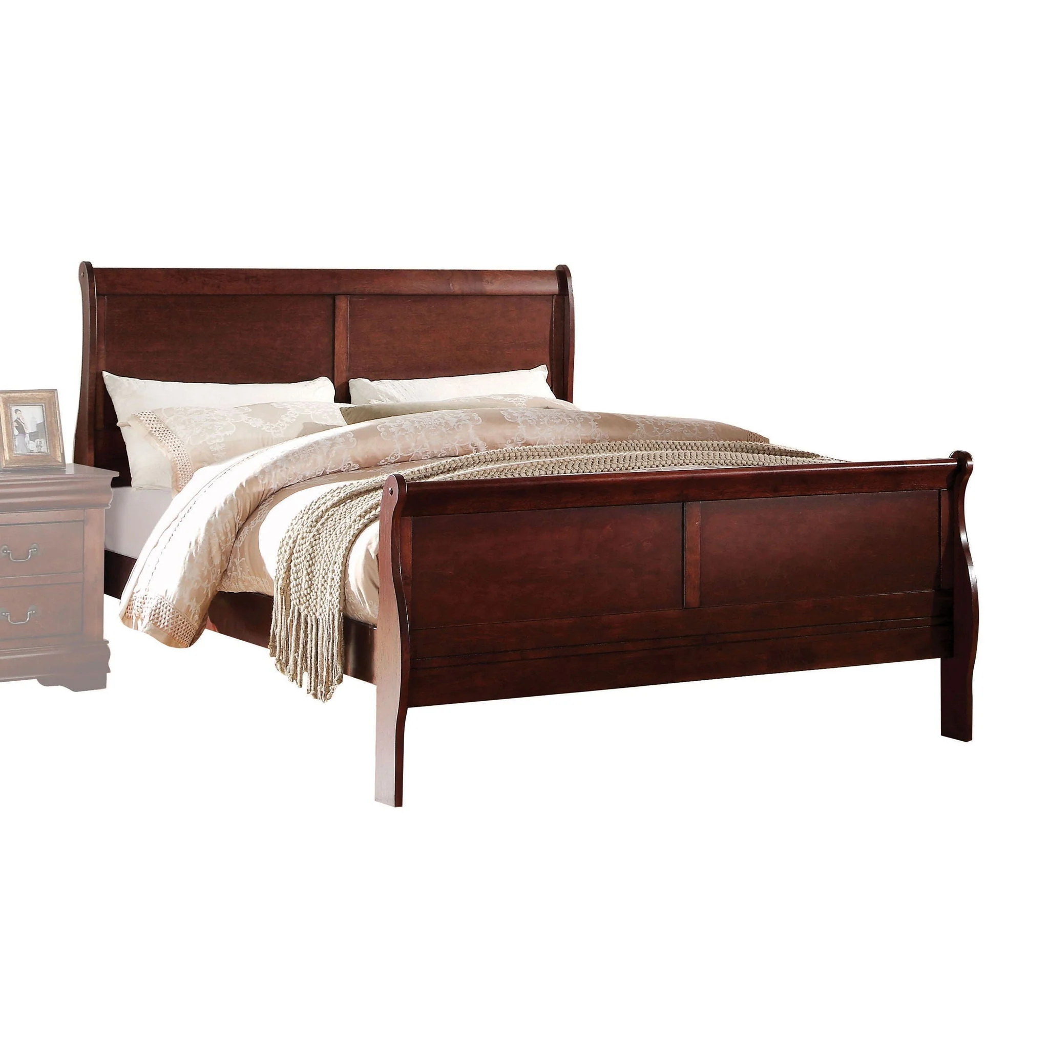 Louis Philippe - Sleigh Style Bed - Image 9